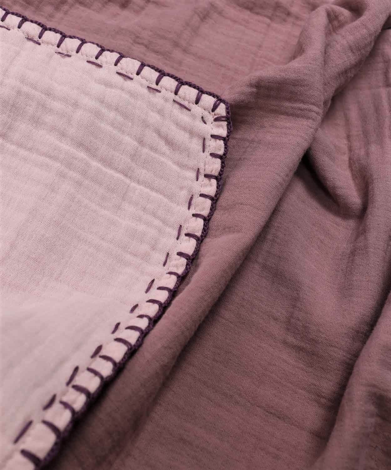 100181-664Müslin Çift Taraflı El İşili Bebek Battaniye (Yıkanmıştır) 100X100 cm Pudra-BakırCigitMüslin Çift Taraflı El İşili Bebek Battaniye (Yıkanmıştır) 100X100 cm Pudra-Bakır