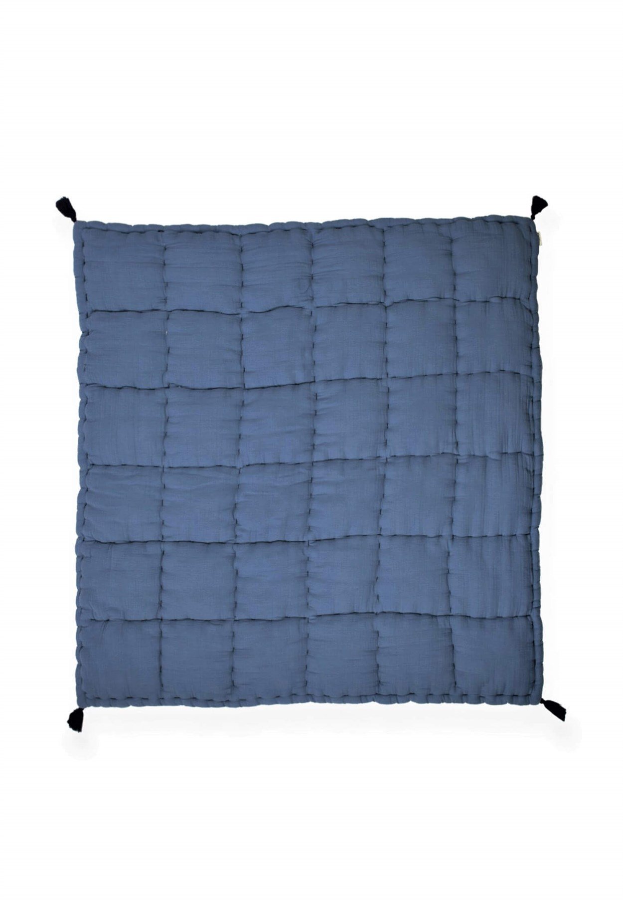 100180-336Müslin Çocuk Oyun Minderi (Yıkanmıştır) 100X100 cm İndigo Mavi - CigitCigitMüslin Çocuk Oyun Minderi (Yıkanmıştır) 100X100 cm İndigo Mavi