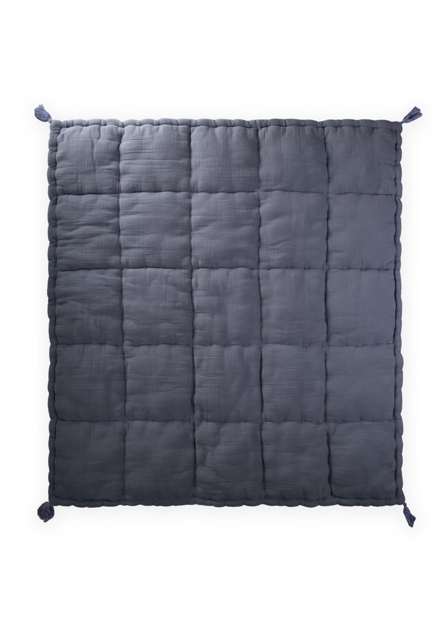 CigitMüslin Çocuk Oyun Minderi (Yıkanmıştır) 100X100 cm ANTRASİT