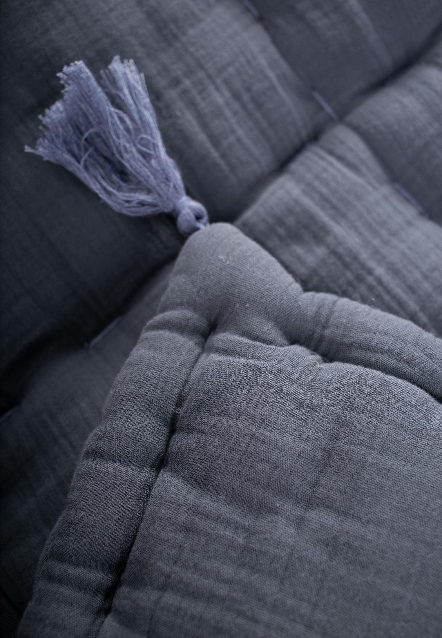 CigitMüslin Çocuk Oyun Minderi (Yıkanmıştır) 100X100 cm ANTRASİT