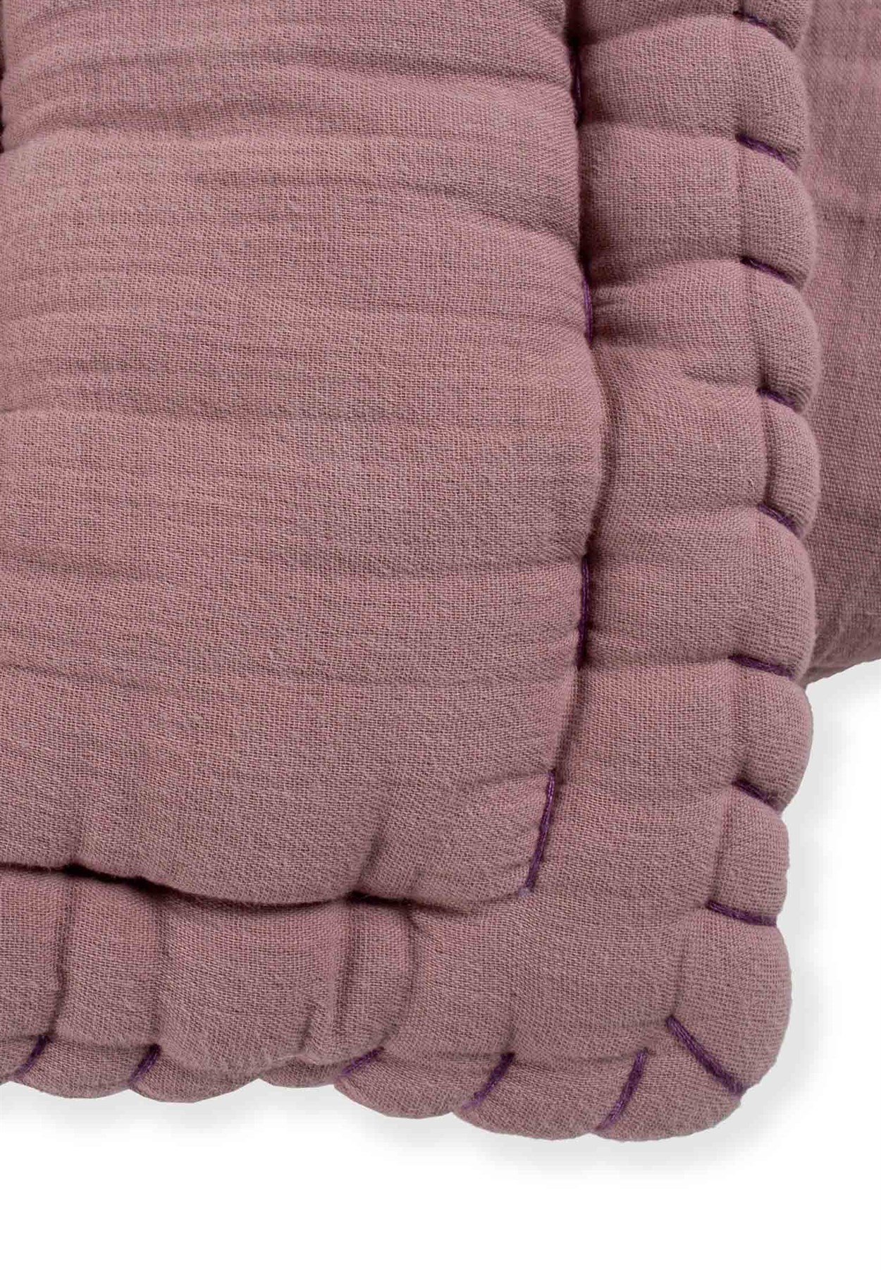 100229 - 329Müslin El İşi Overloklu Yorgan100X120 cm Bakır - CigitCigitMüslin El İşi Overloklu Yorgan100X120 cm Bakır