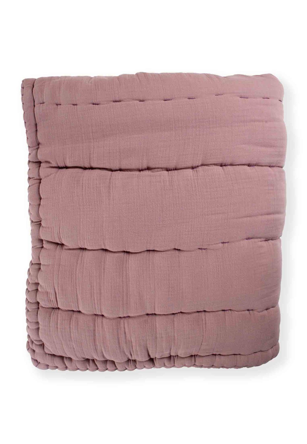 100229 - 329Müslin El İşi Overloklu Yorgan100X120 cm Bakır - CigitCigitMüslin El İşi Overloklu Yorgan100X120 cm Bakır