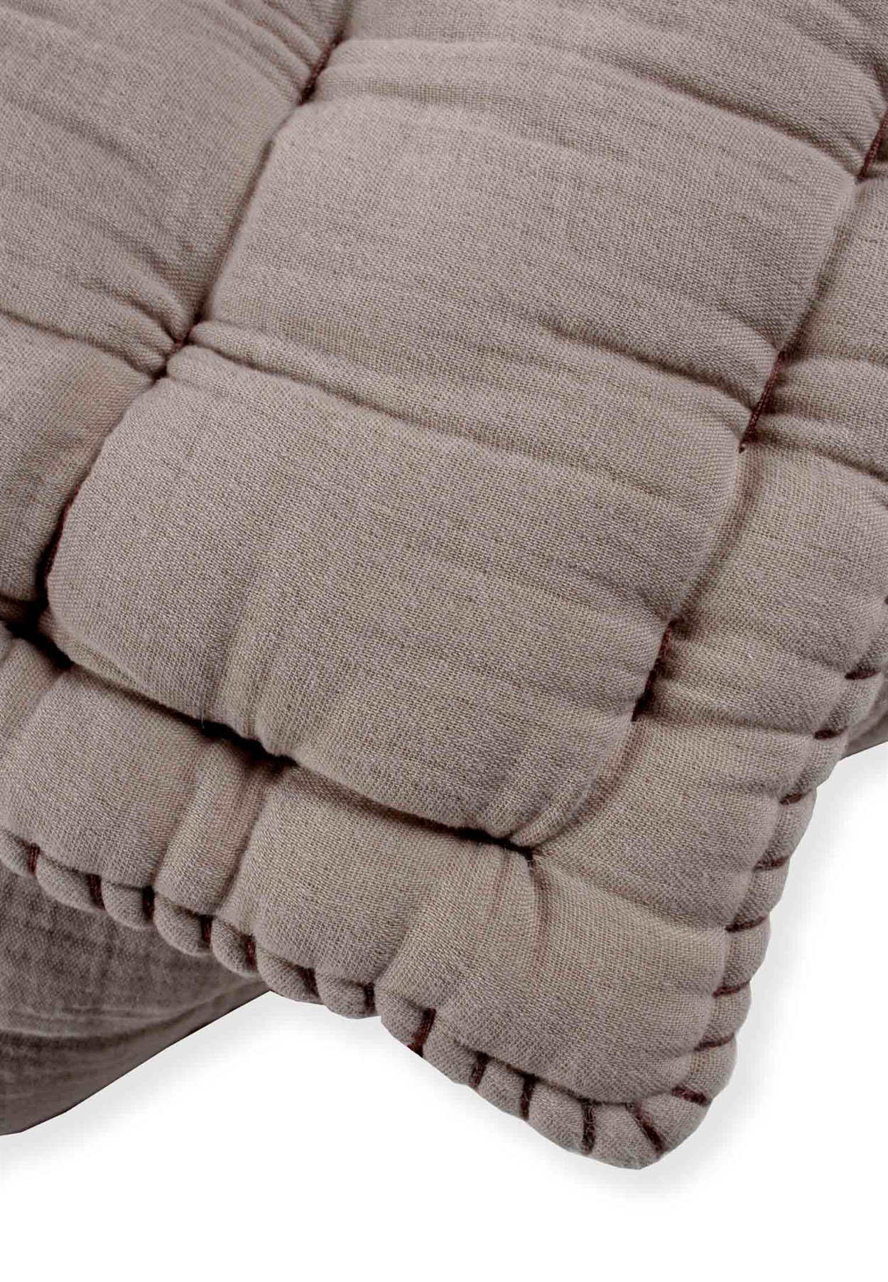 100229 - 777Müslin El İşi Overloklu Yorgan100X120 cm Vizon  - CigitCigitMüslin El İşi Overloklu Yorgan100X120 cm Vizon 