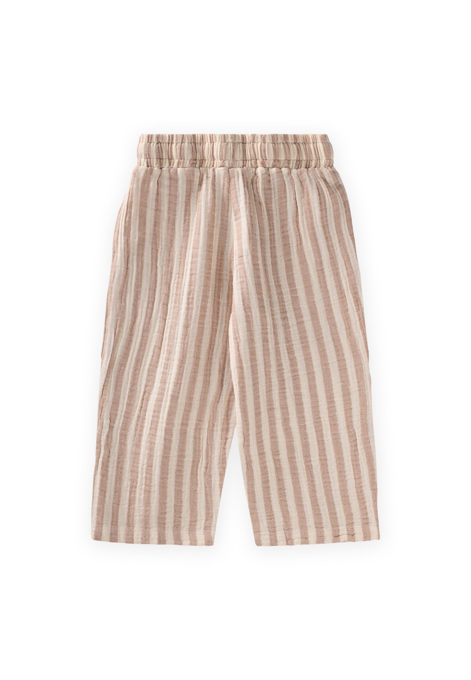 CigitMuslin Trousers Ages 1-7 Brown Striped