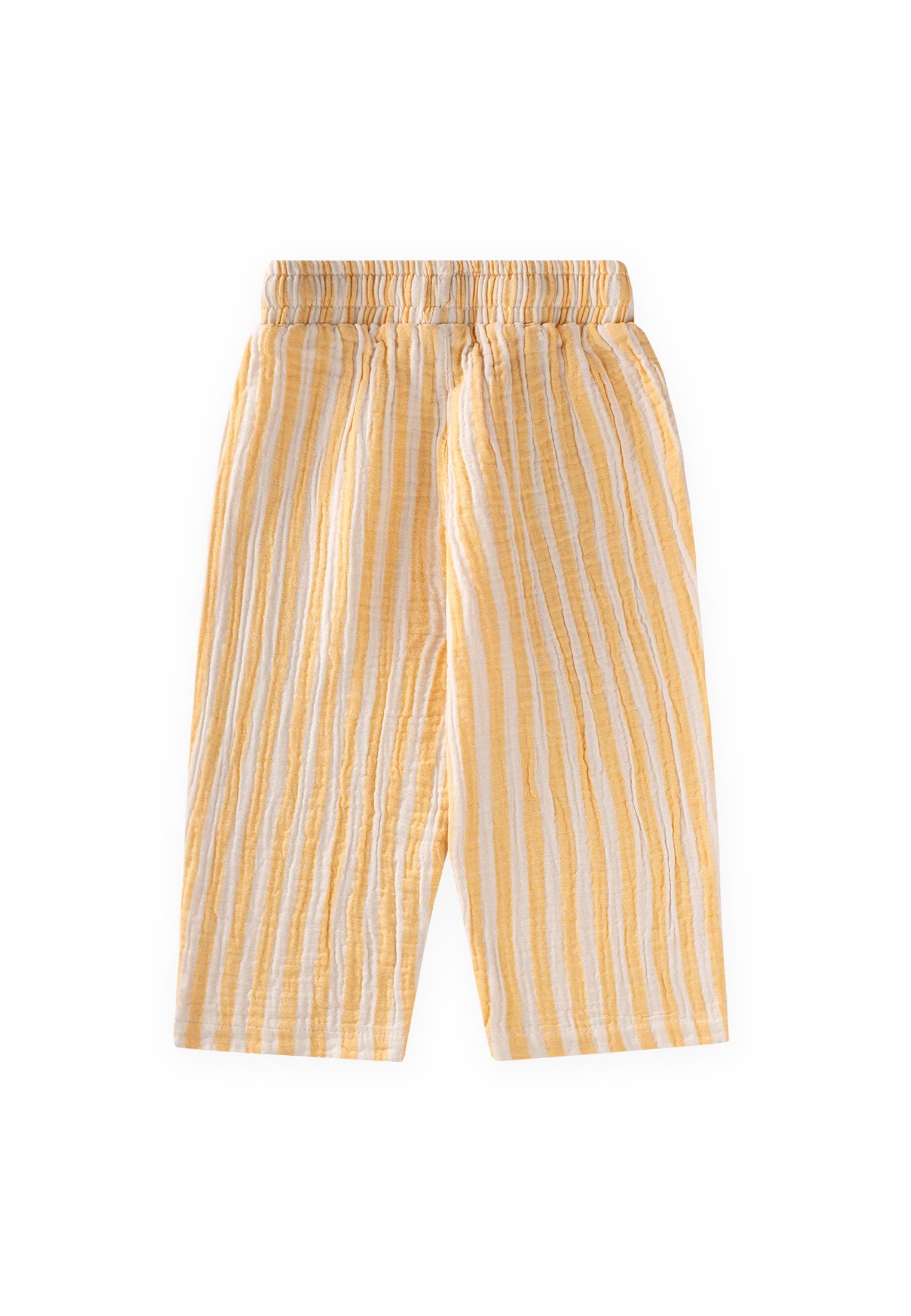 CigitMüslin Pantolon 1-7 Yaş SARI ÇİZGİLİ