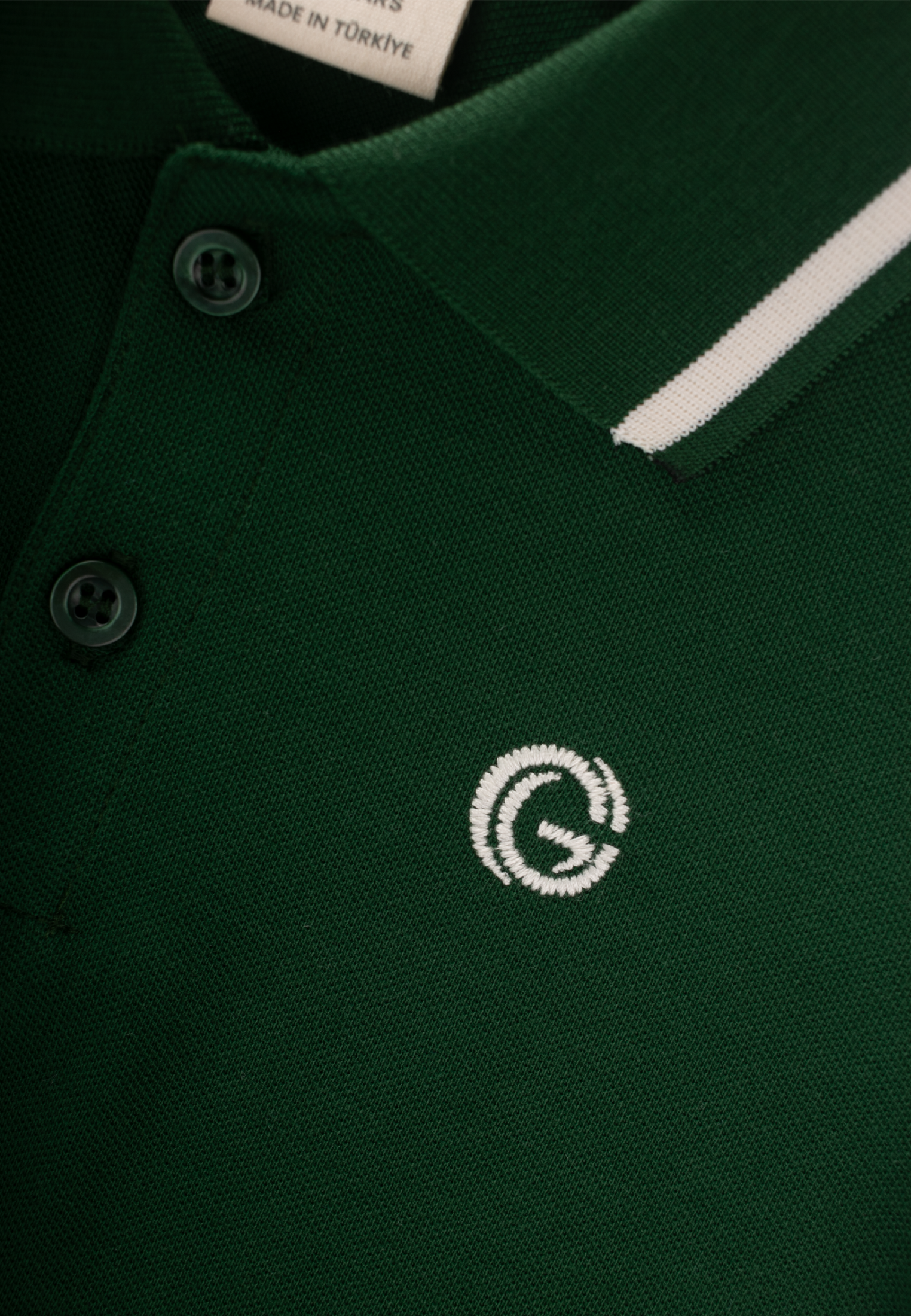 CigitNakışlı Polo Yaka T-Shırt 2-10 Yaş HAKİ YEŞİL