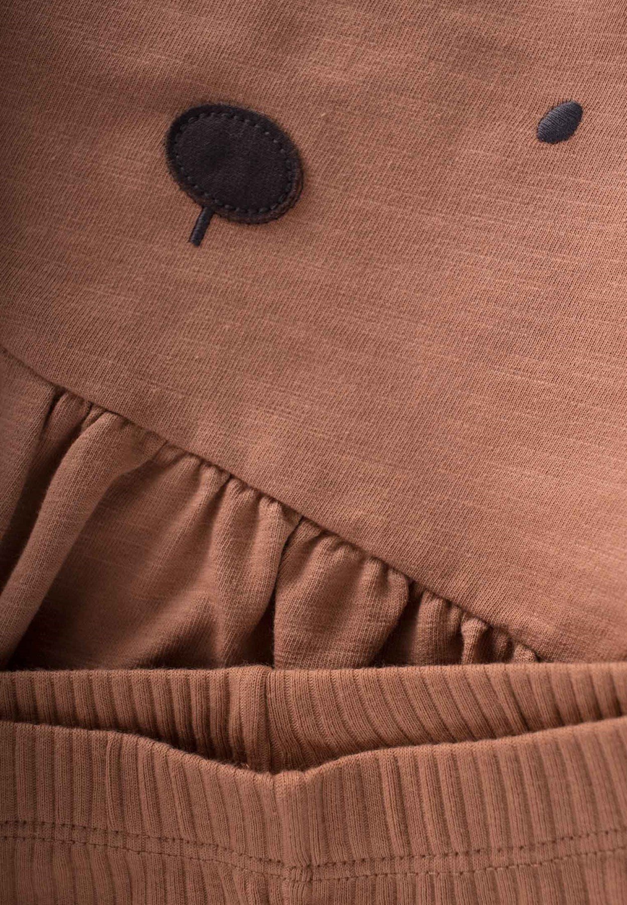 70922 - 5025Nakışlı Tunik Takım 1-5 Yaş Kahve - Yeni SezonCigitNakışlı Tunik Takım 1-5 Yaş Kahve
