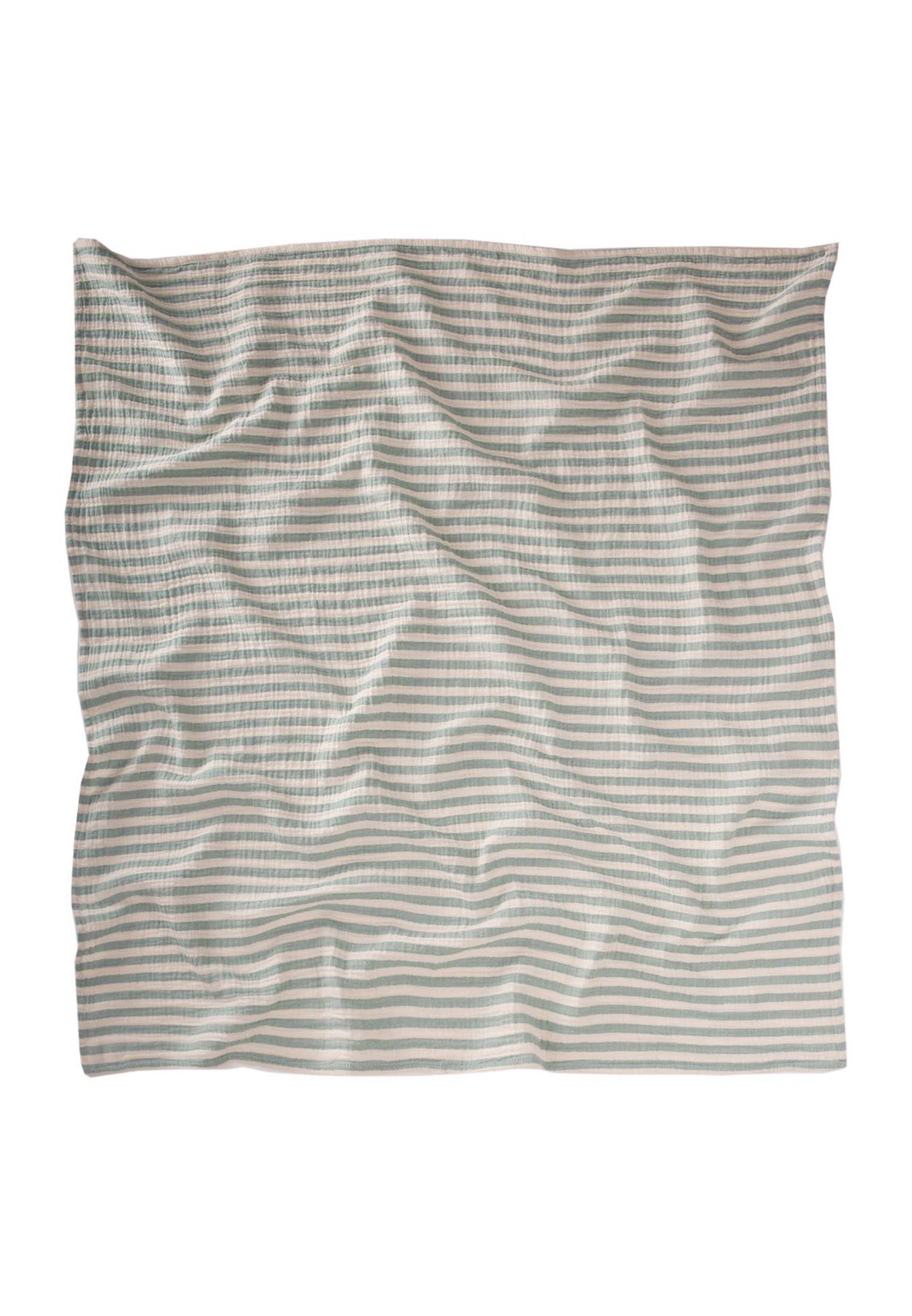 100338 - 5270CigitNaturel Battaniye 90X100Cm YEŞİL KLN ÇİZG 