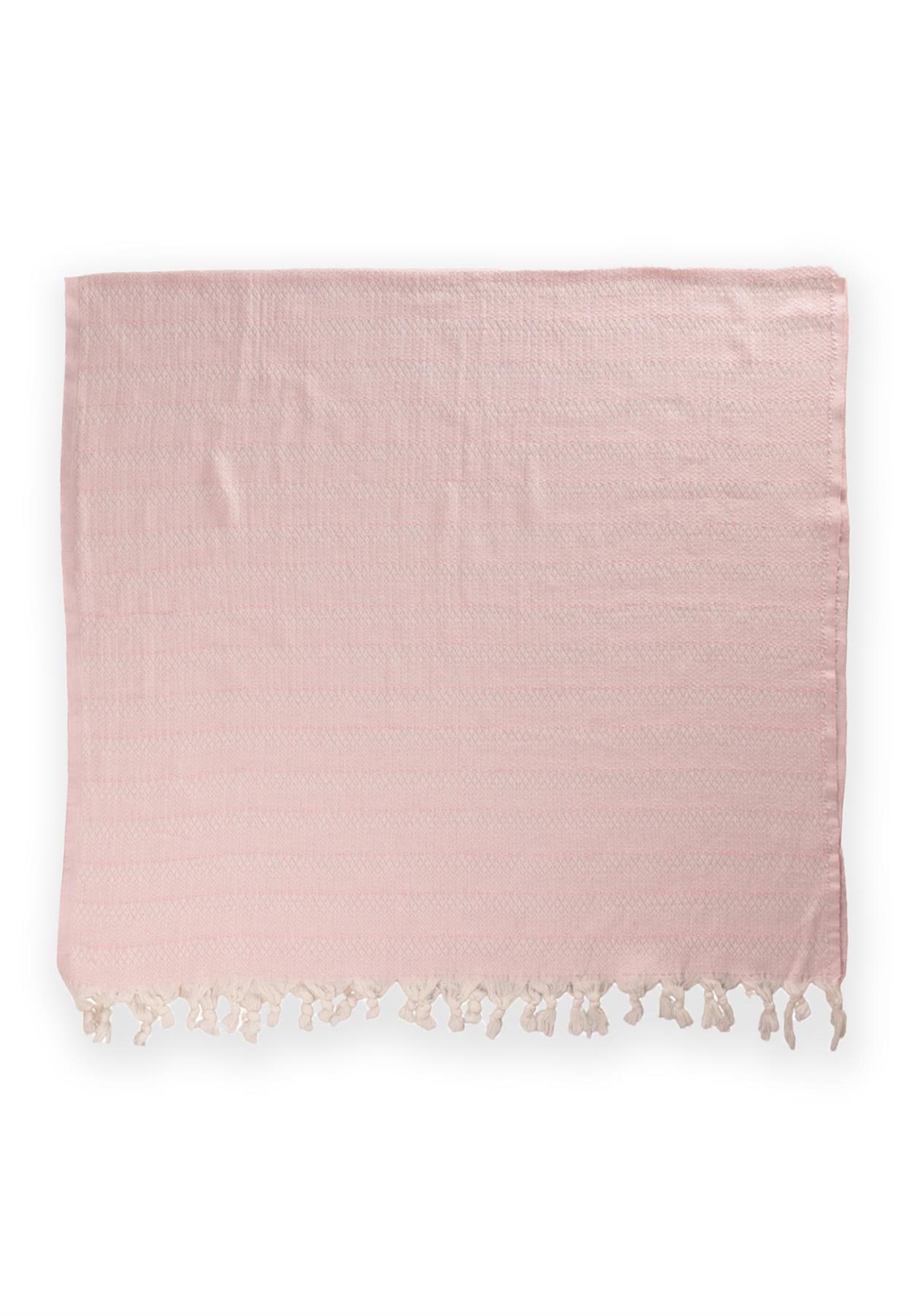 CigitNil Desen Peştemal Havlu (Yıkanmıştır) 90X180 Cm Pembe