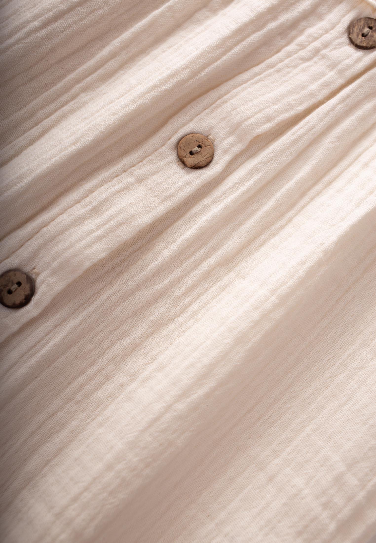 CigitOrganic Askılı Tulum 0-2 Yaş NATUREL