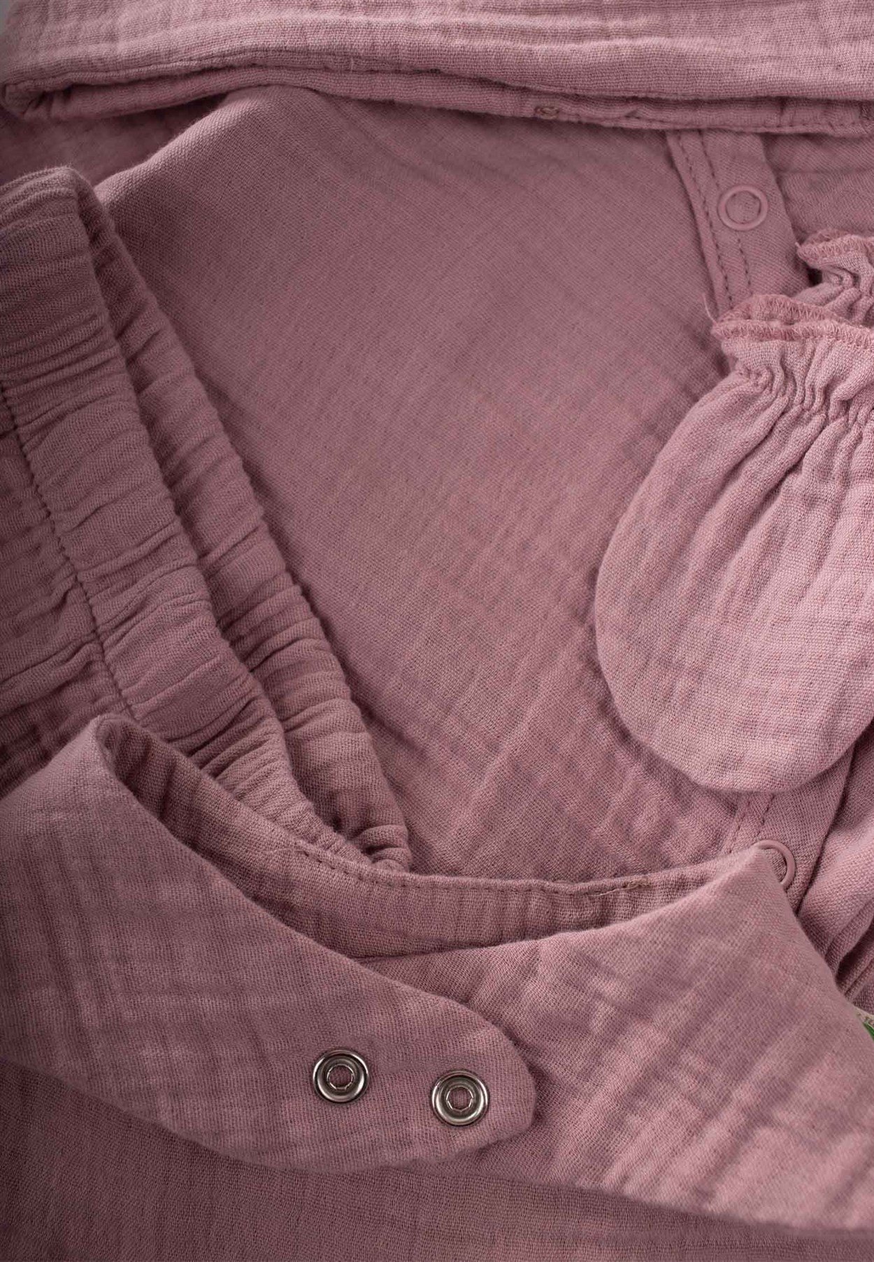 CigitOrganik Hastahane Çıkışı Bebek Takımı 0-3 Ay Leylak