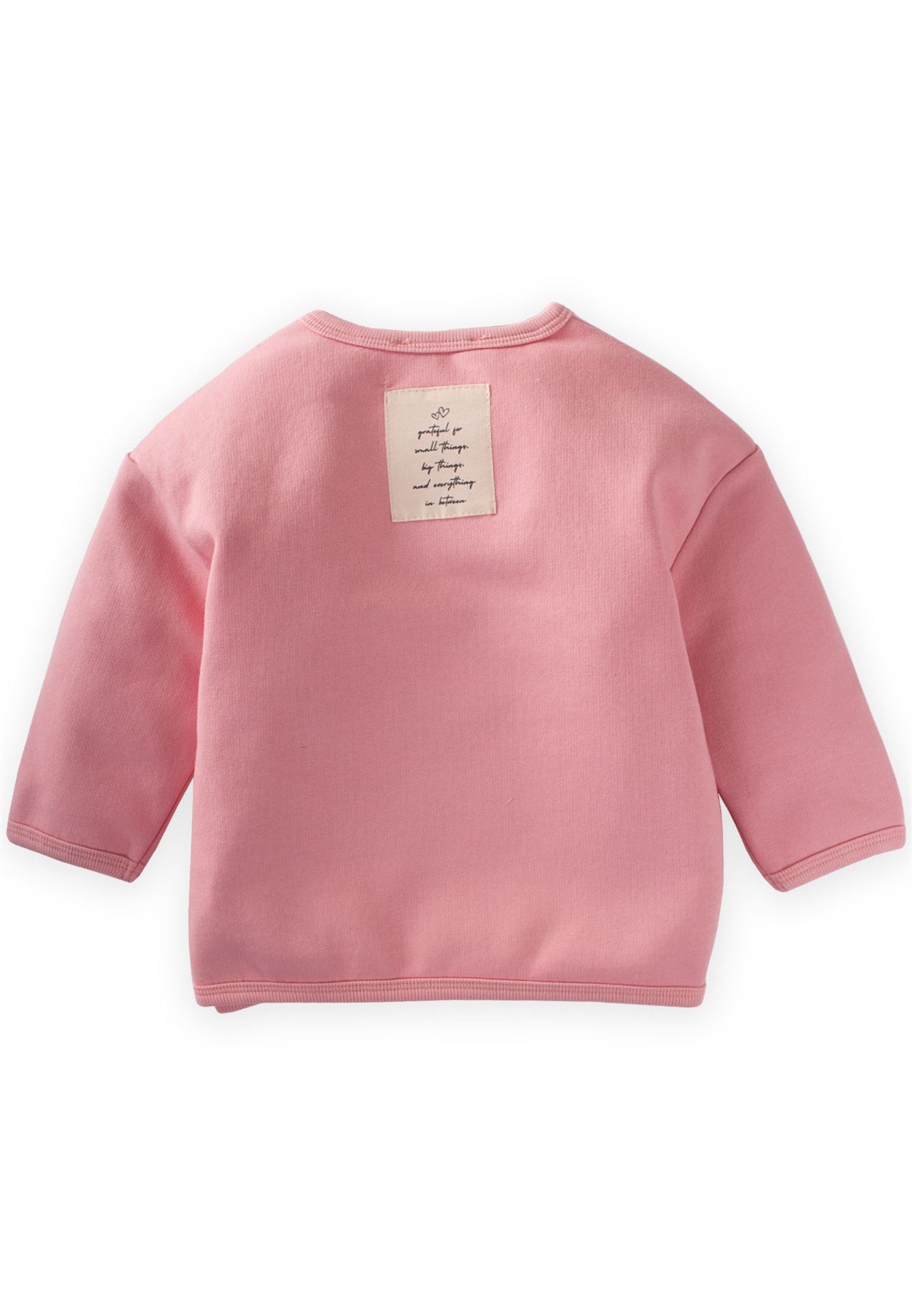 81035 - 5002Oversize Etiket Detaylı Sweatshirt 1-5 Yaş Pudra Pembe - CigitCigitOversize Etiket Detaylı Sweatshirt 1-5 Yaş Pudra Pembe