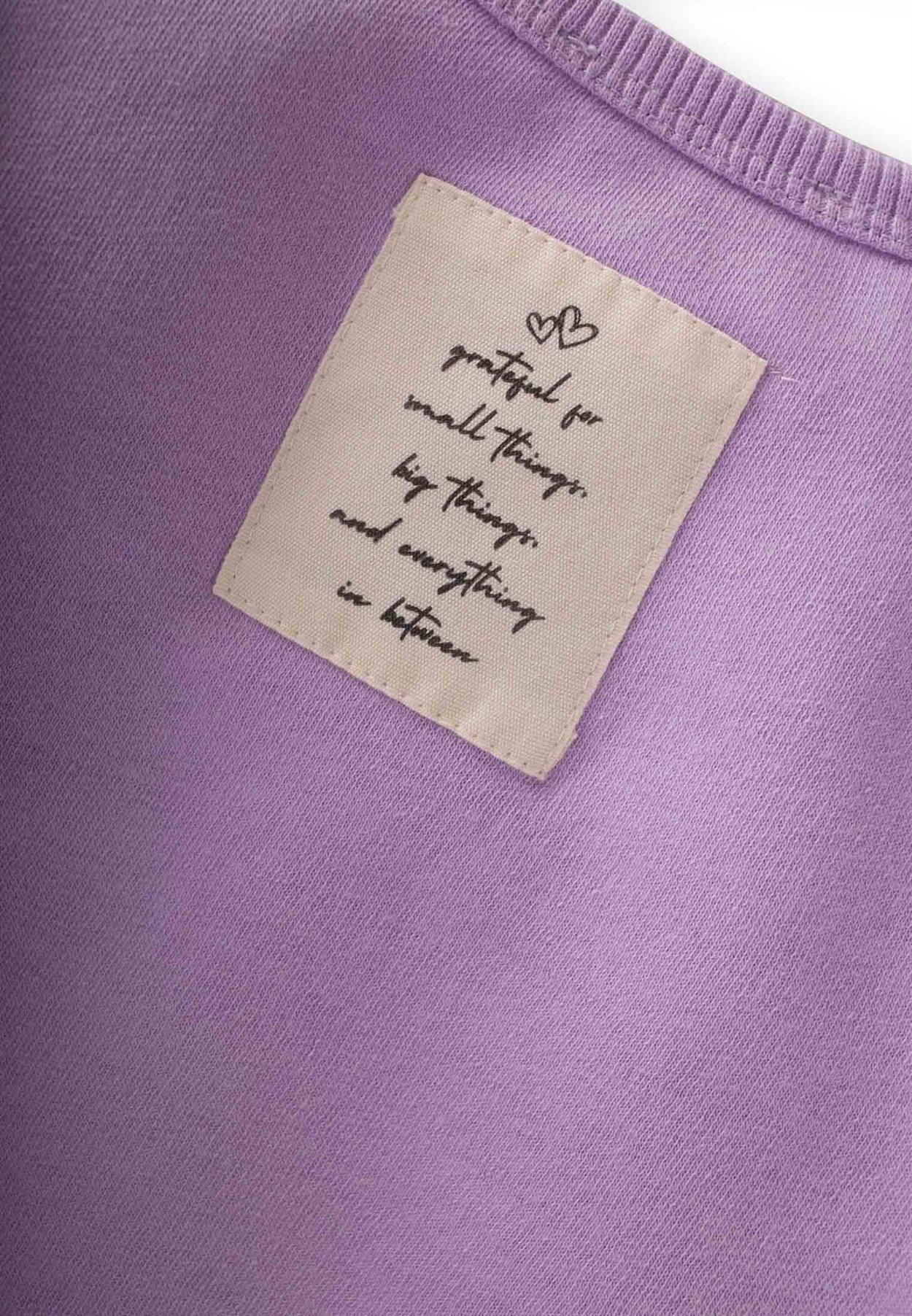 81035 - 5059Oversize Etiket Detaylı Sweatshirt 1-5 Yaş Lila - CigitCigitOversize Etiket Detaylı Sweatshirt 1-5 Yaş Lila