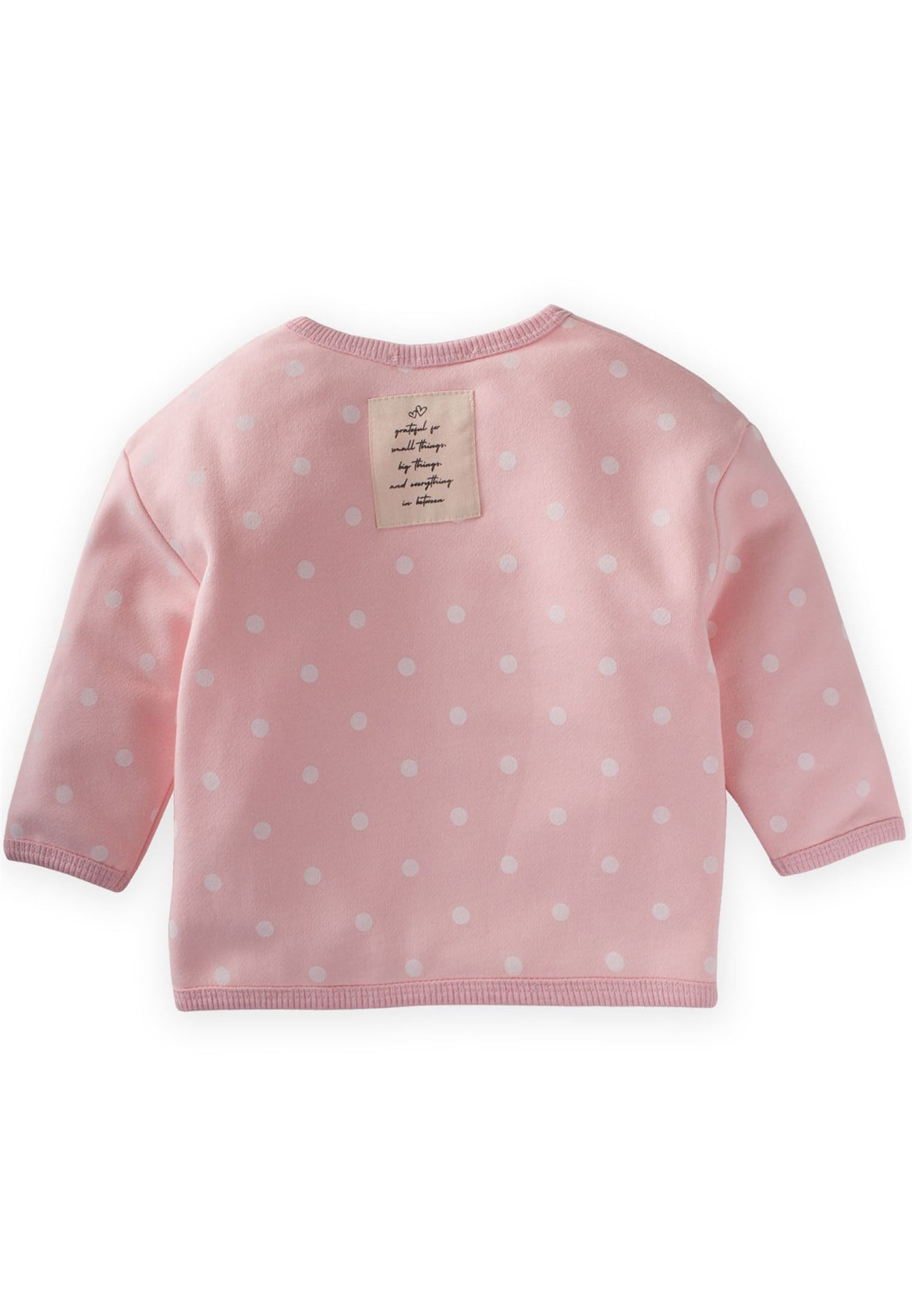 81035 - 5057Oversize Etiket Detaylı Sweatshirt 1-5 Yaş Pembe - CigitCigitOversize Etiket Detaylı Sweatshirt 1-5 Yaş Pembe