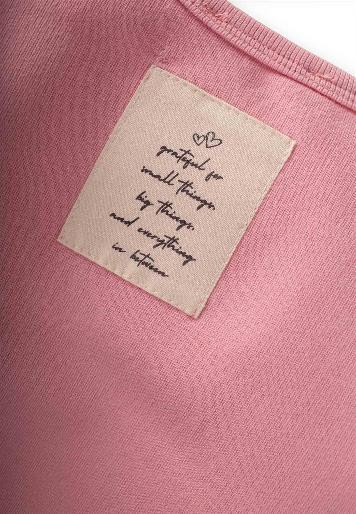 81035 - 5002Oversize Etiket Detaylı Sweatshirt 1-5 Yaş Pudra Pembe - CigitCigitOversize Etiket Detaylı Sweatshirt 1-5 Yaş Pudra Pembe