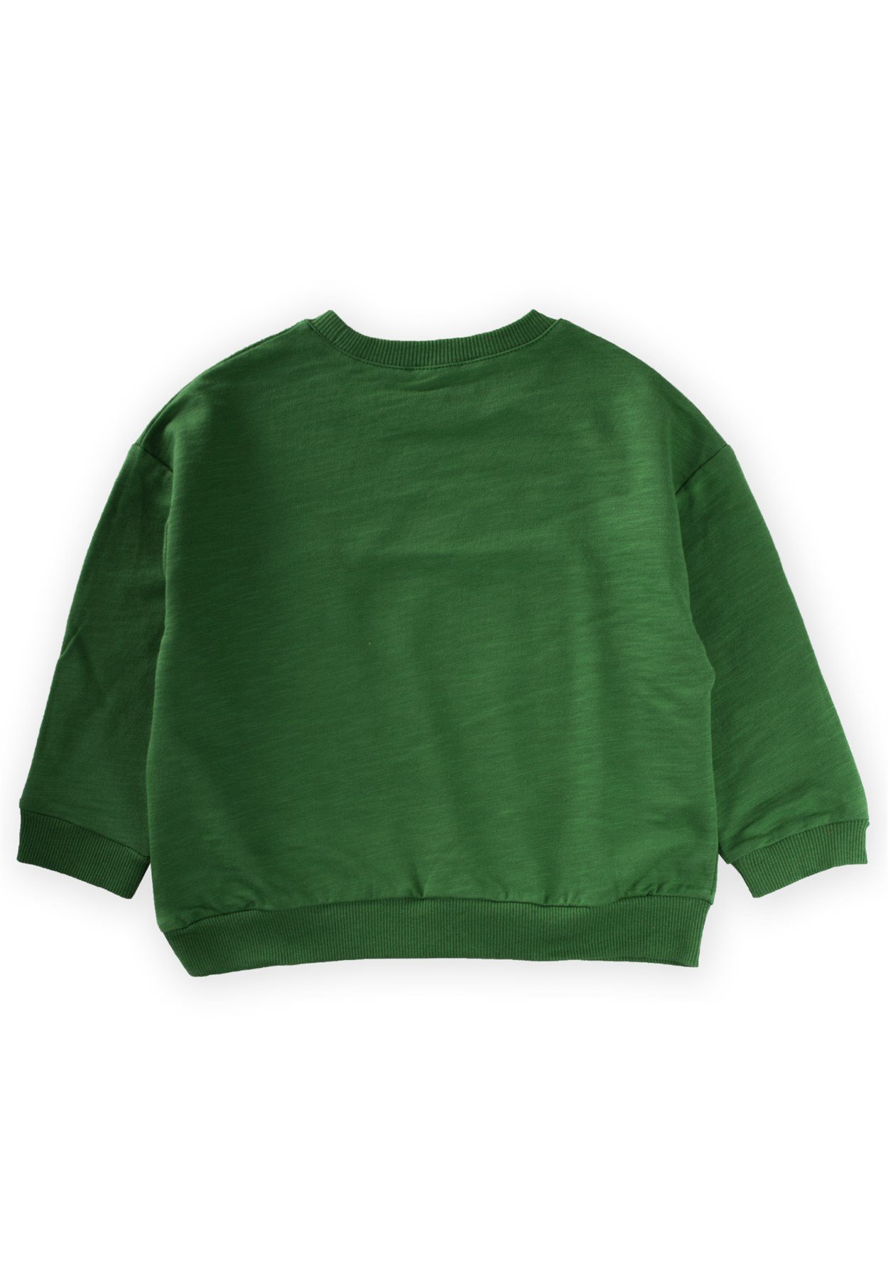70966 - 5053Oversize Gizli Cepli Sweatshirt 3-9 Yaş Yağ Yeşili - CigitCigitOversize Gizli Cepli Sweatshirt 3-9 Yaş Yağ Yeşili