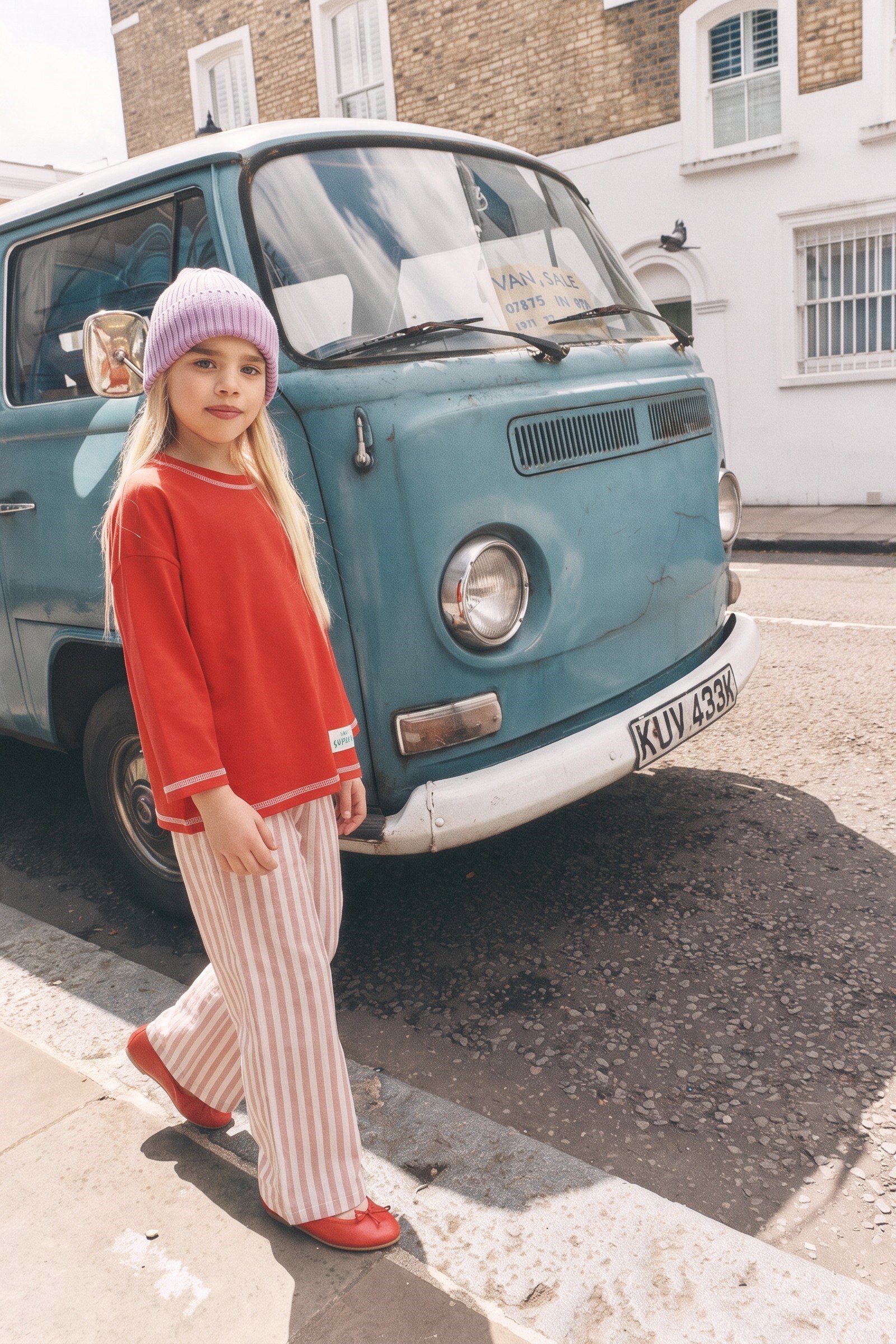 CigitOversize Pantolon Takım 2-10 Yaş Kırmızı