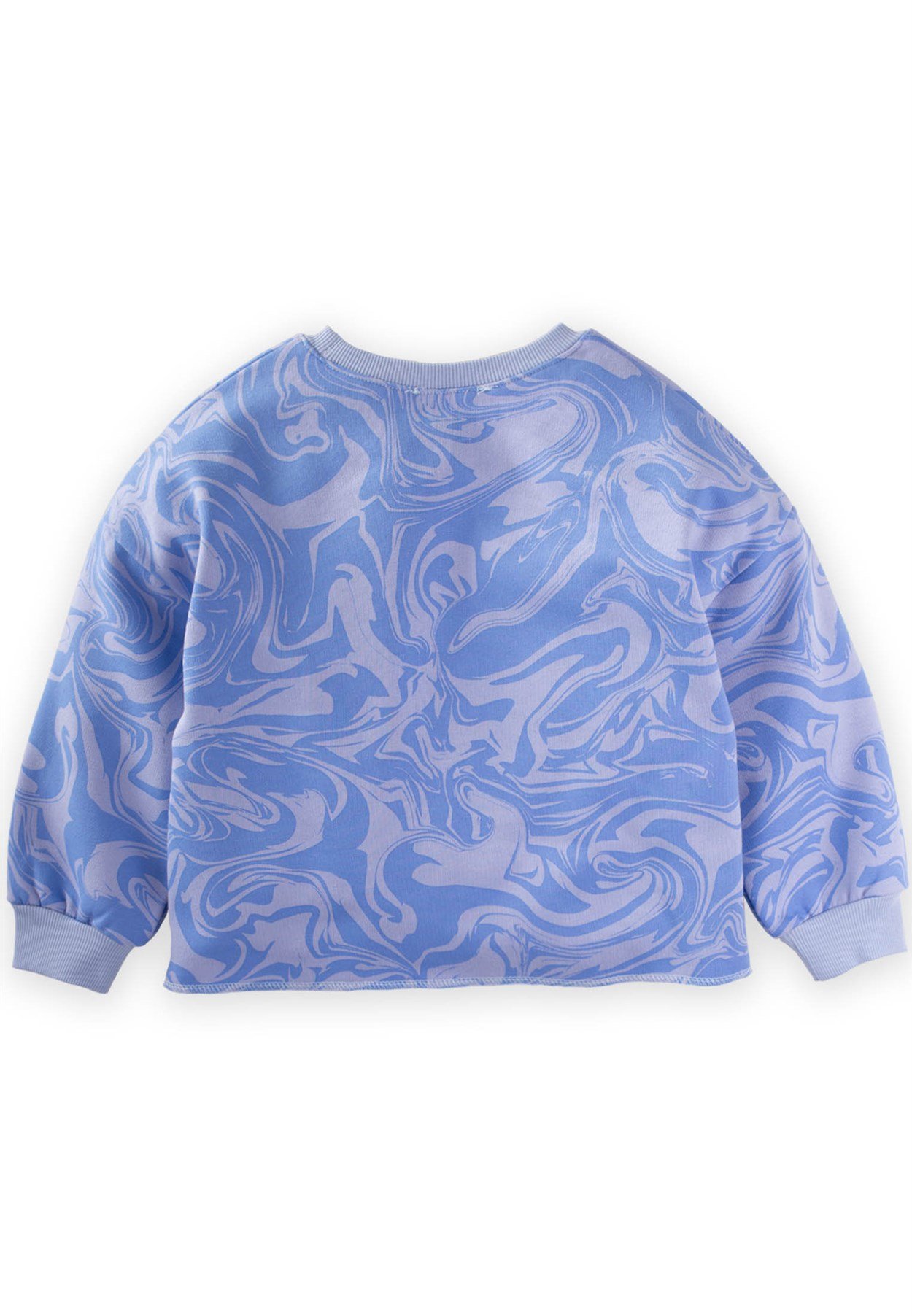 CigitOversize Sweat 3-9 Yaş Mavi