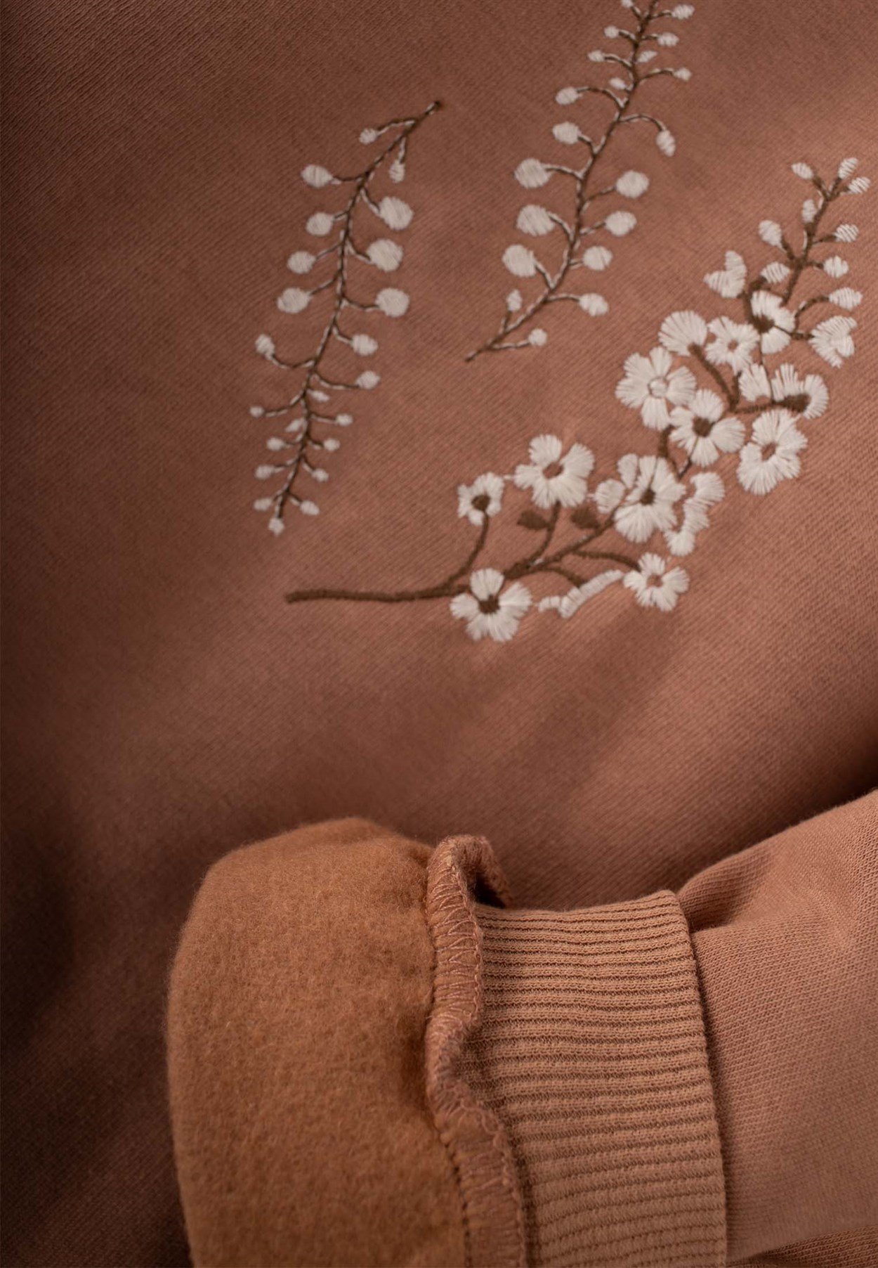 CigitOversize Sweatshirt Takım 2-8 Yaş Kahve