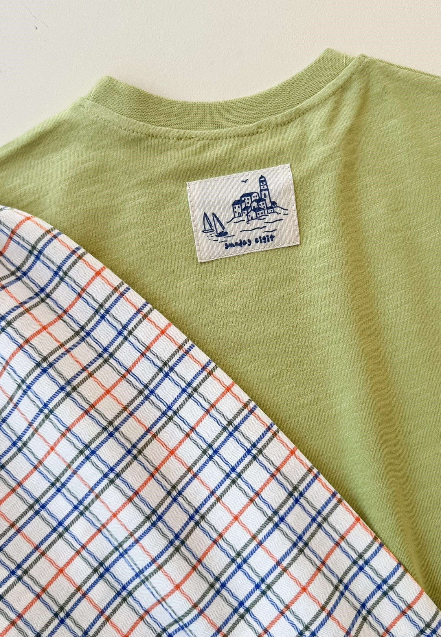 CigitOversize T-Shirt Takım 2-10 Yaş Lime