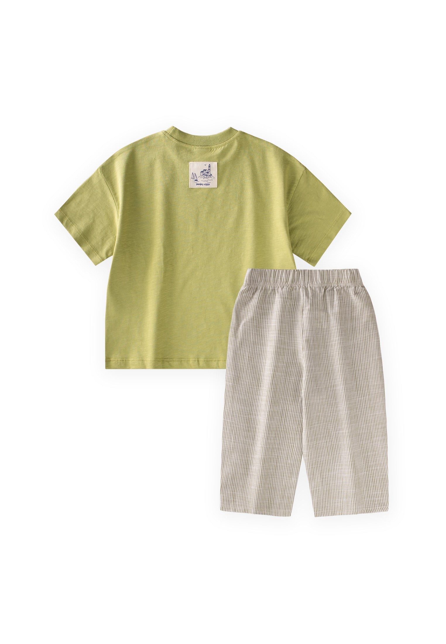 CigitOversize T-Shirt Takım 2-10 Yaş Lime