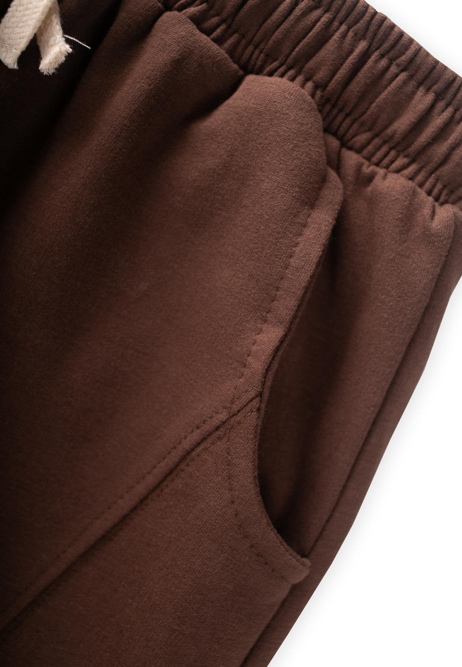 CigitLong-Legged Tracksuit 2-8 Years Old BROWN