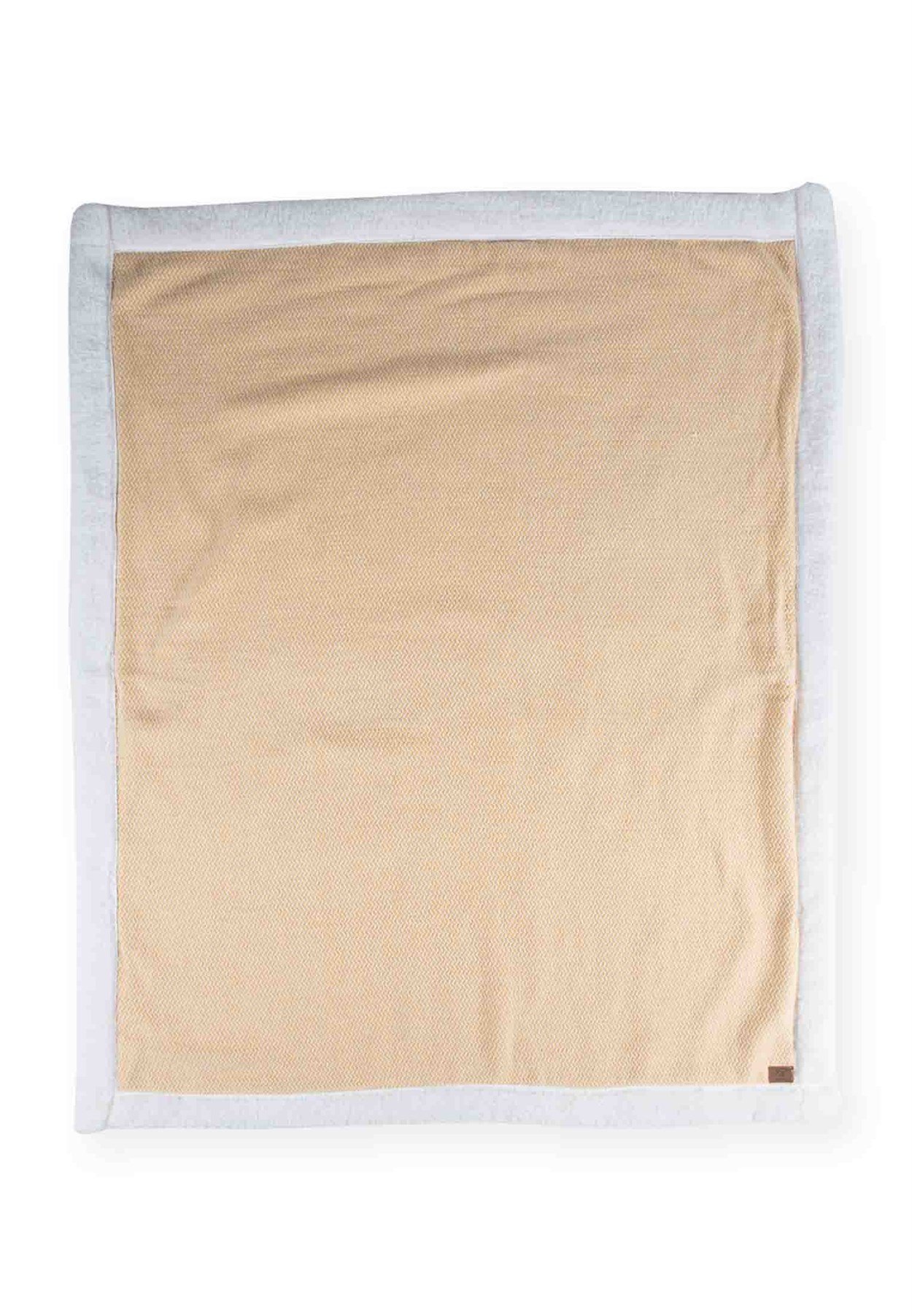 100248 - 16Pelüşlü Hasır Desen Bebek Battaniye 85X100 cm Hardal Sarı - CigitCigitPelüşlü Hasır Desen Bebek Battaniye 85X100 cm Hardal Sarı