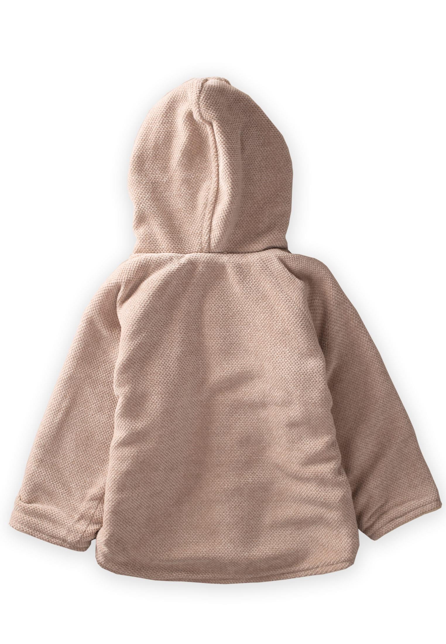 CigitReglan Kol Kapşonlu Sweatshırt 2-6 Yaş BEJ