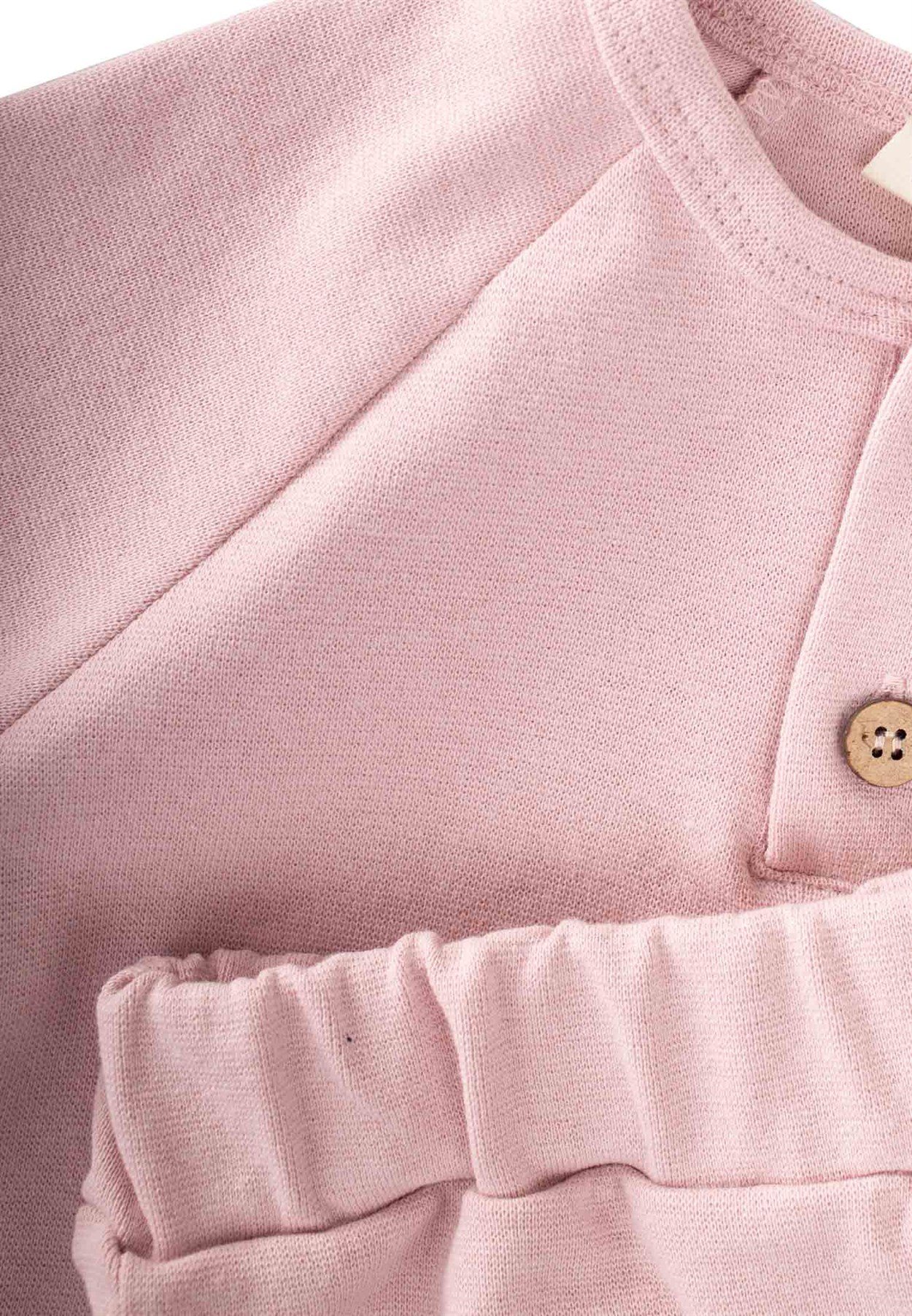 70878 - 5002CigitR. Kol Patlı Erkek Basıc Takım 1-5 Yaş PUDRA PEMBE 