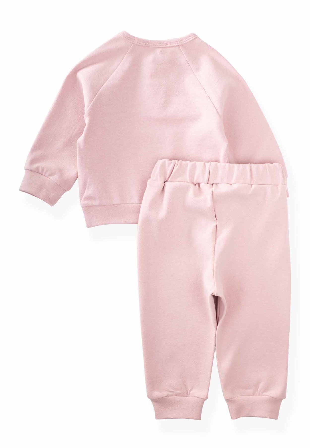 70878 - 5002CigitR. Kol Patlı Erkek Basıc Takım 1-5 Yaş PUDRA PEMBE 