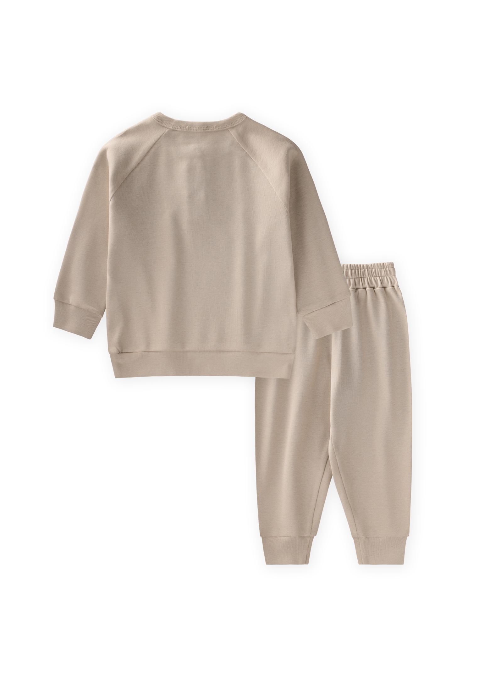 CigitReglan Kol Patlı Erkek Basıc Takım 1-8 Yaş Bej