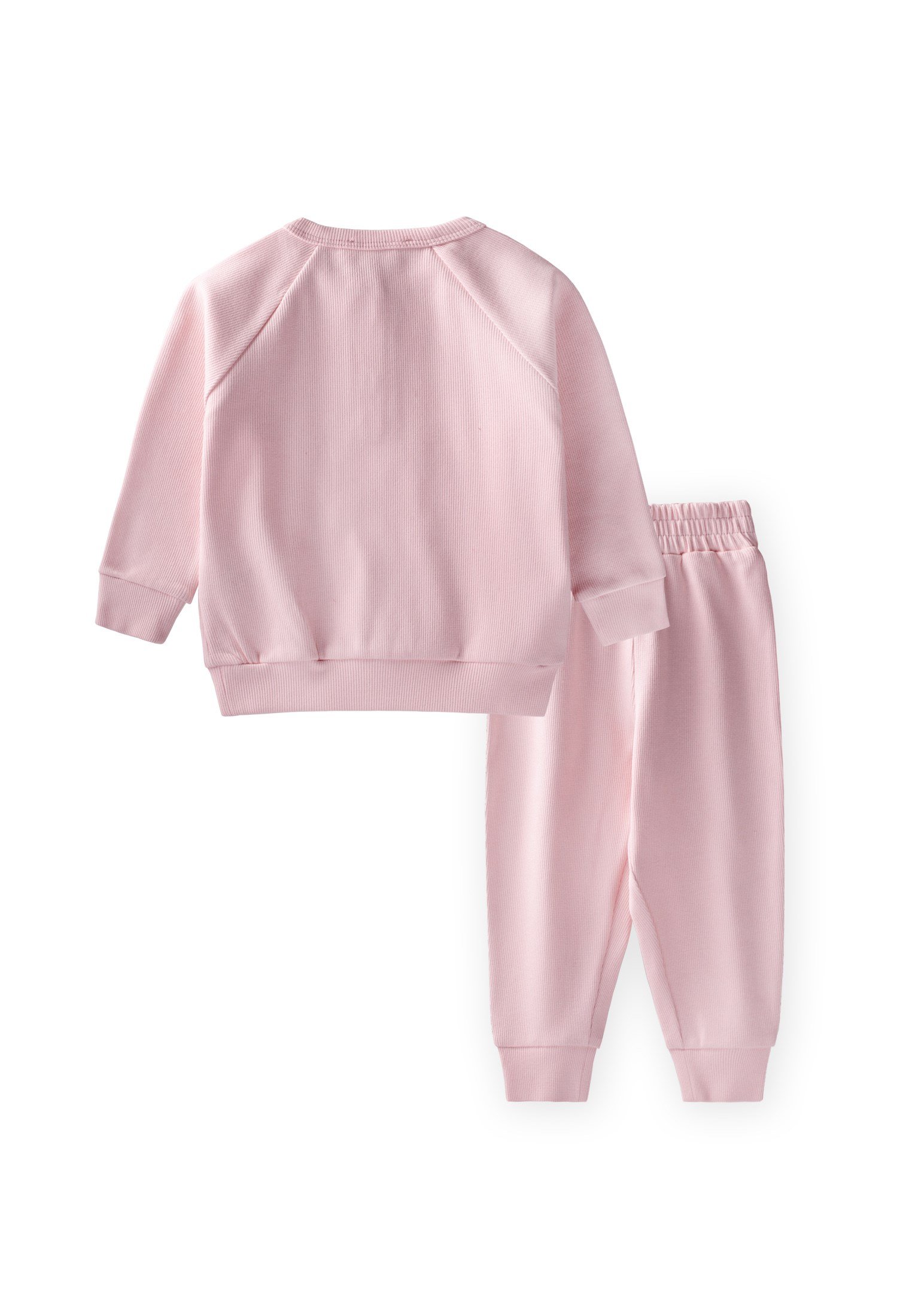 CigitReglan Kol Patlı Basıc Çocuk Takım 1-8 Yaş Pembe
