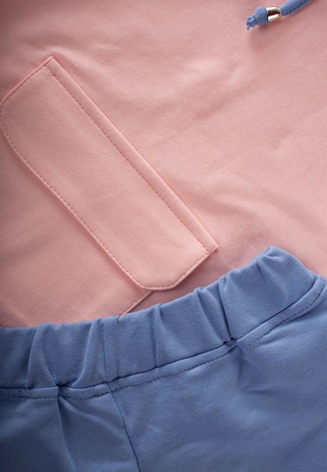 30952 - 5002Renkli Cepli Eşofman Takım 2-9 Yaş PUDRA PEMBE - CigitCigitRenkli Cepli Eşofman Takım 2-9 Yaş Pudra Pembe