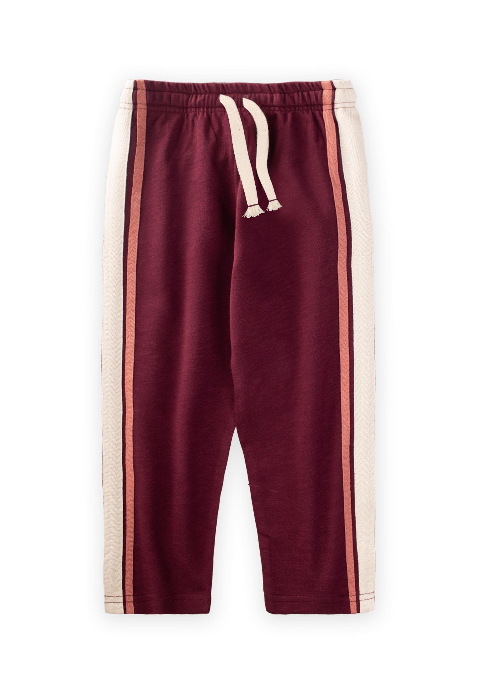 CigitŞerit Detaylı Baggy Eşofman 2-10 Yaş Bordo