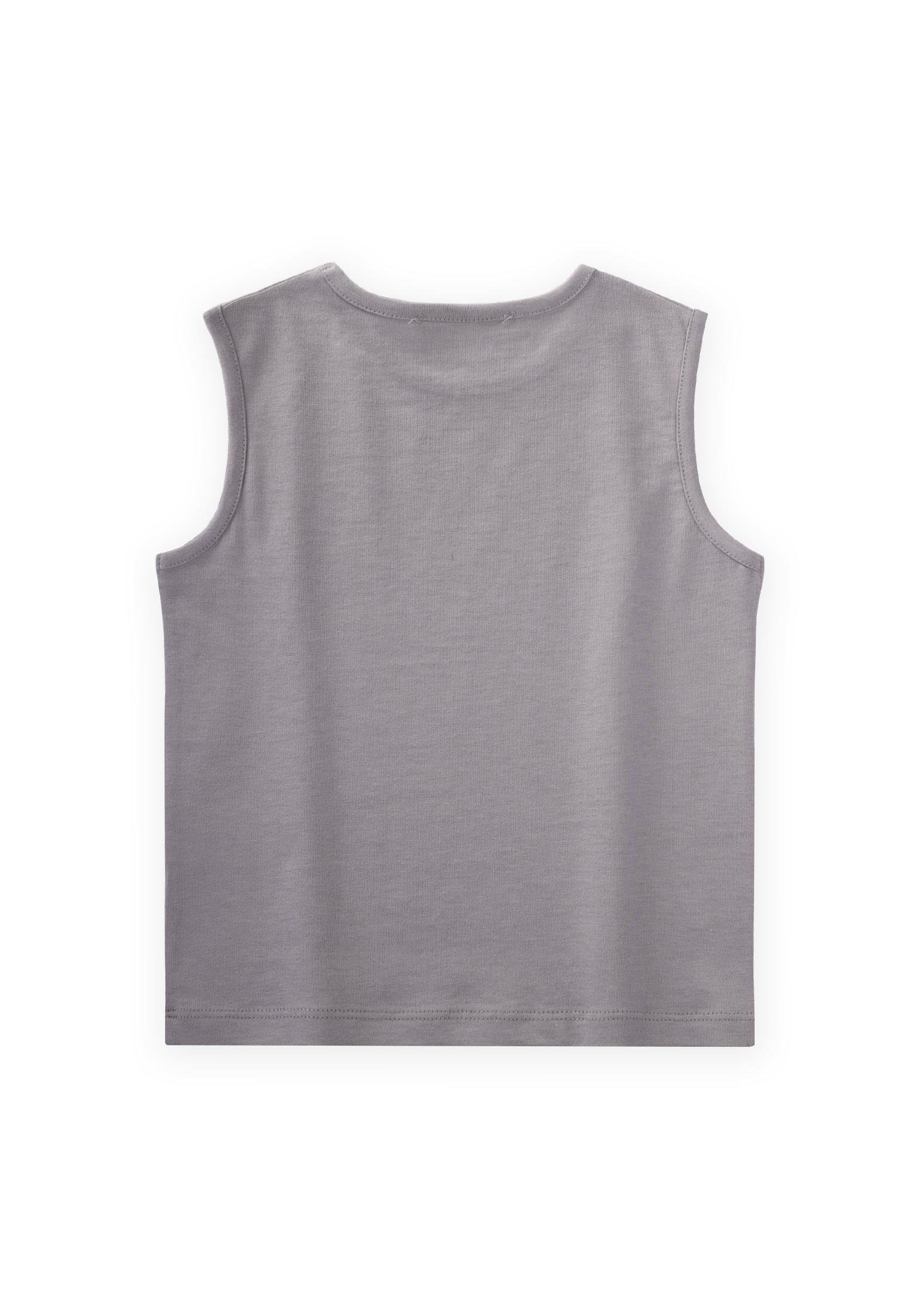 CigitSıfır Kol T-Shırt 2-7 Yaş GRİ