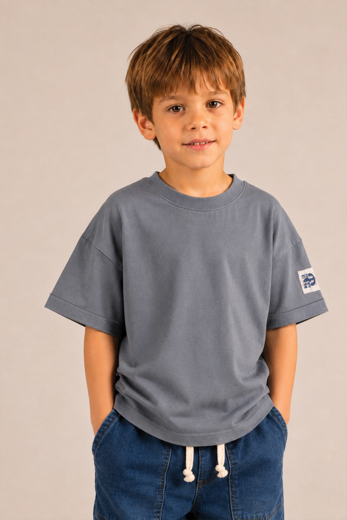CigitT-Shirt 2-12 Yaş O Gri