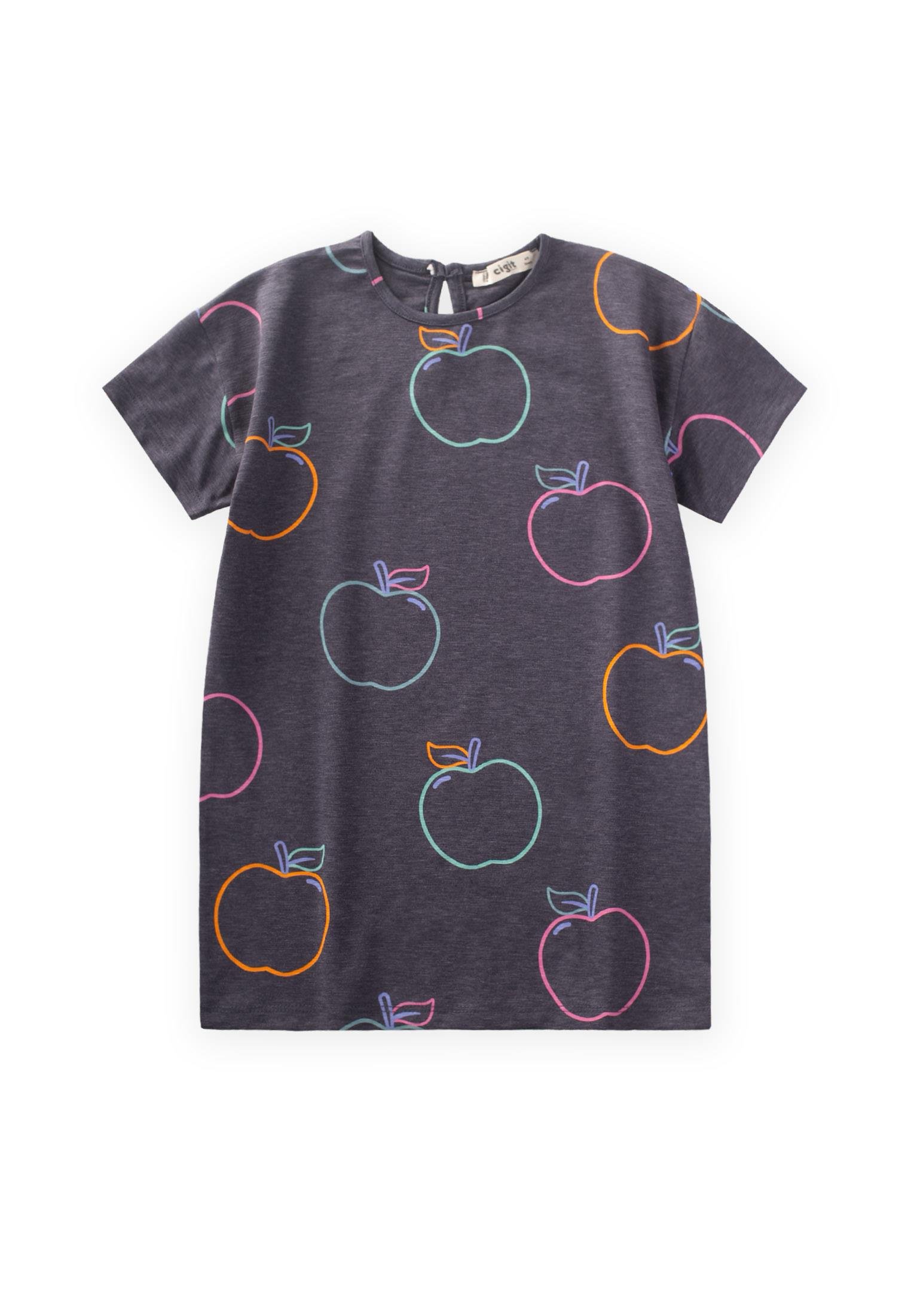 CigitTunik T-Shırt 4-12 Yaş GRİ