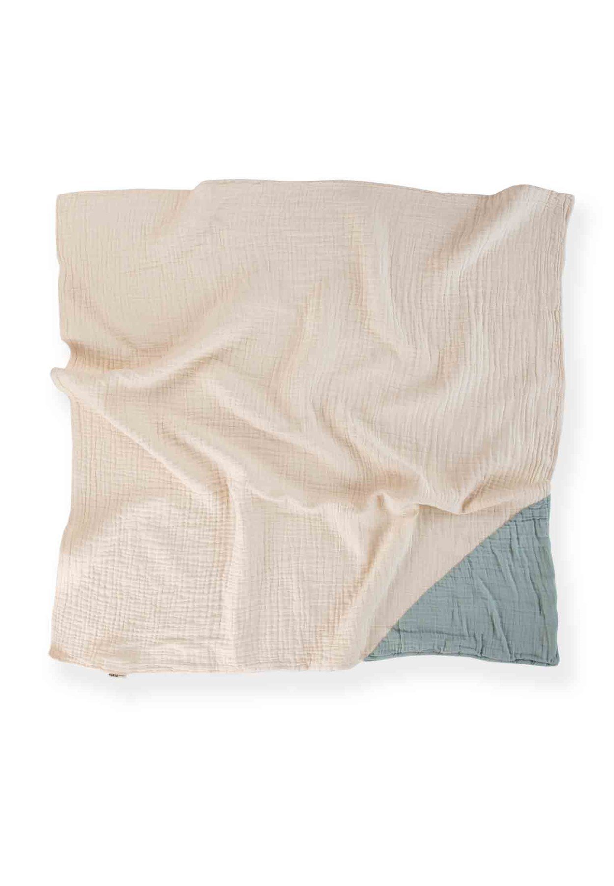 100309 - 5155CigitÜçgen Köşeli Çift Kat Battaniye 85X90 Cm HAM MİNT 