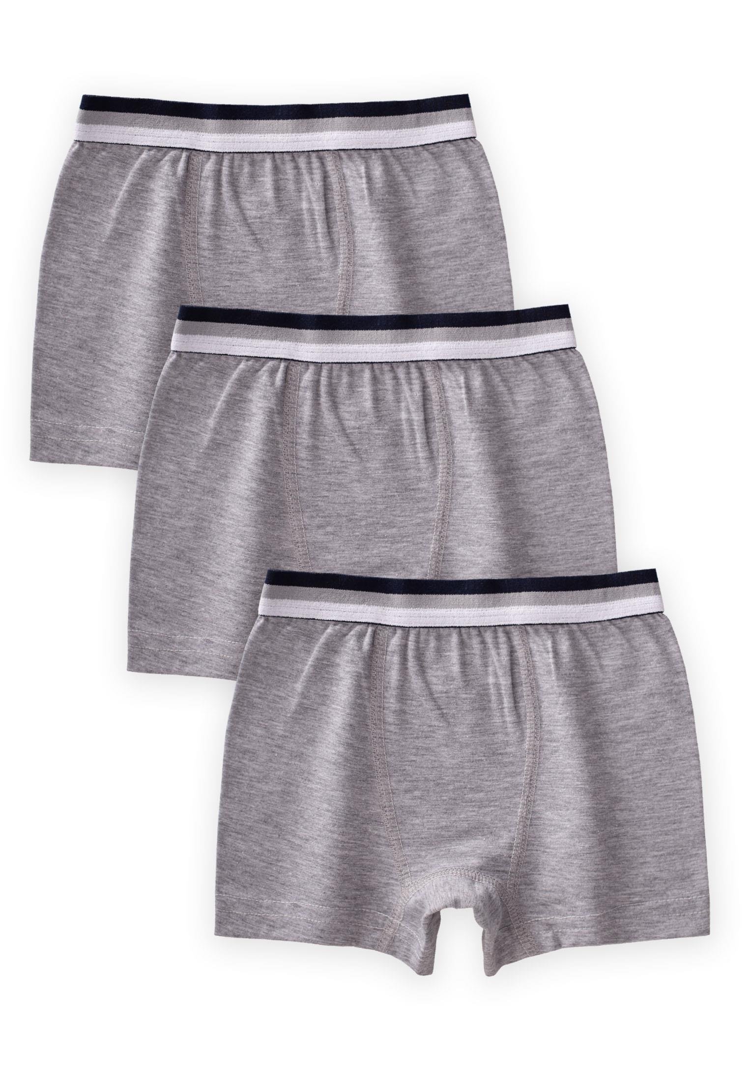 CigitÜçlü Erkek Boxer Set 2-9 yaş Gri