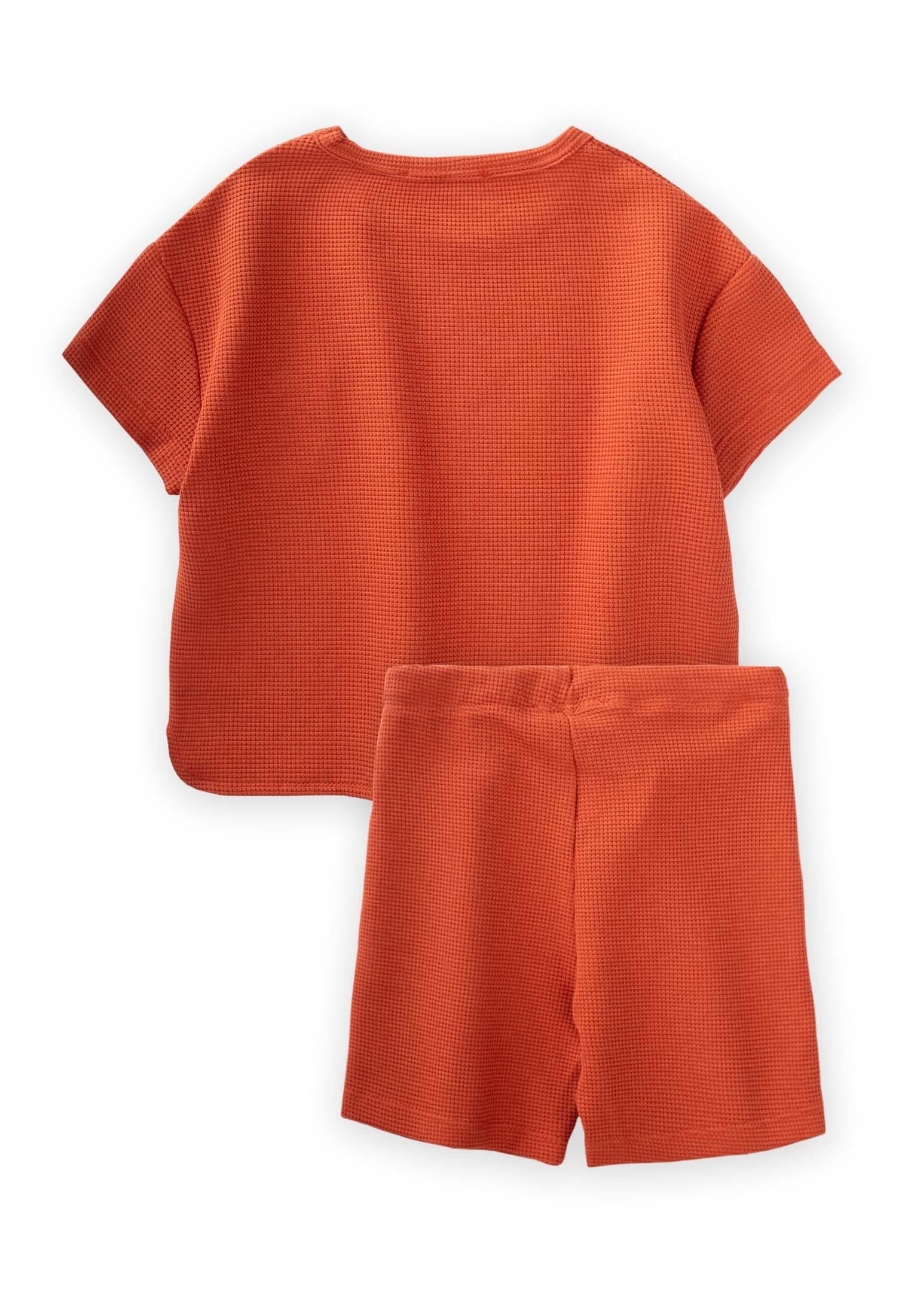 CigitWaffle Textured Wide Cut Suit 1-5 Years Tile
