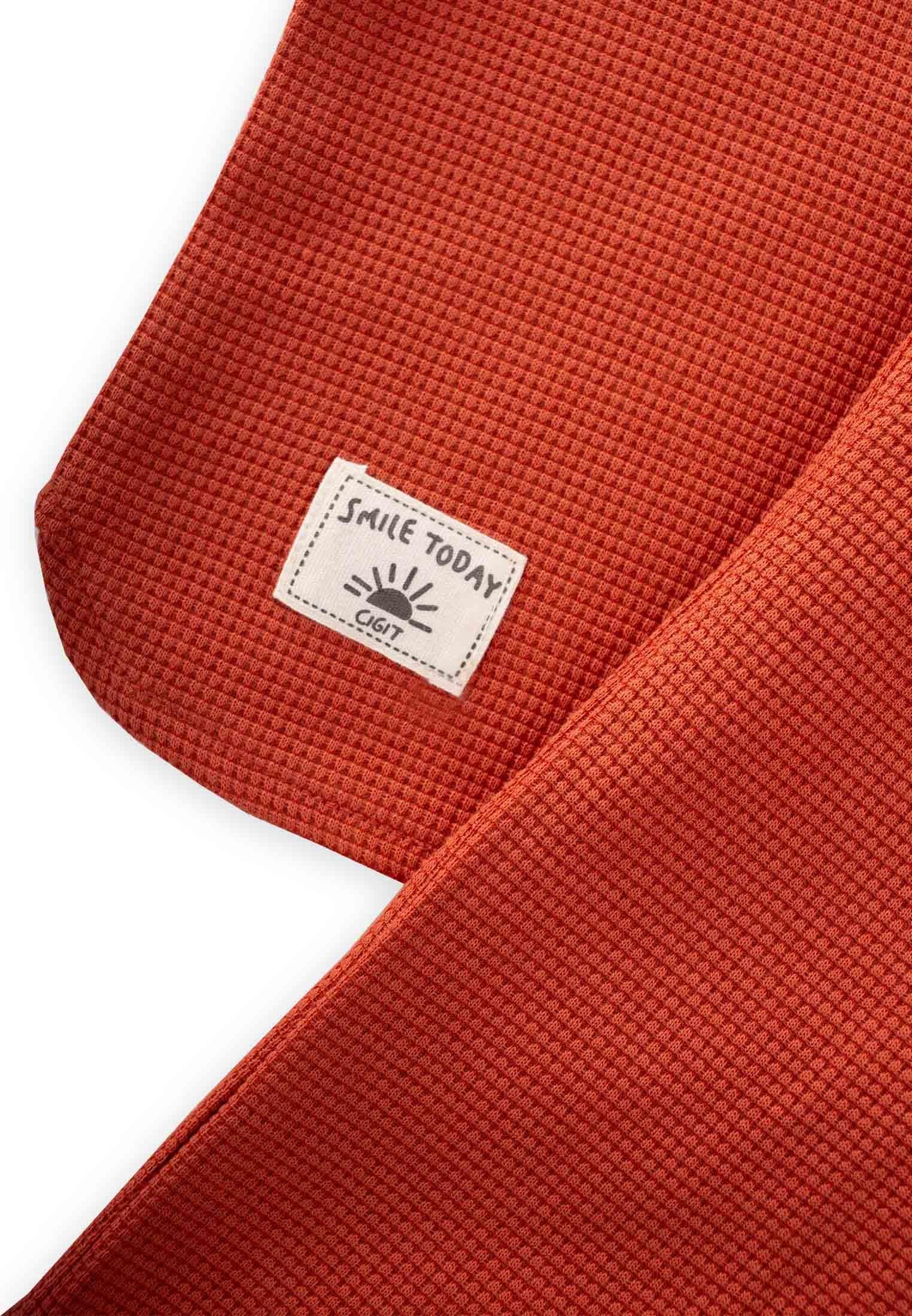 CigitWaffle Textured Wide Cut Suit 1-5 Years Tile