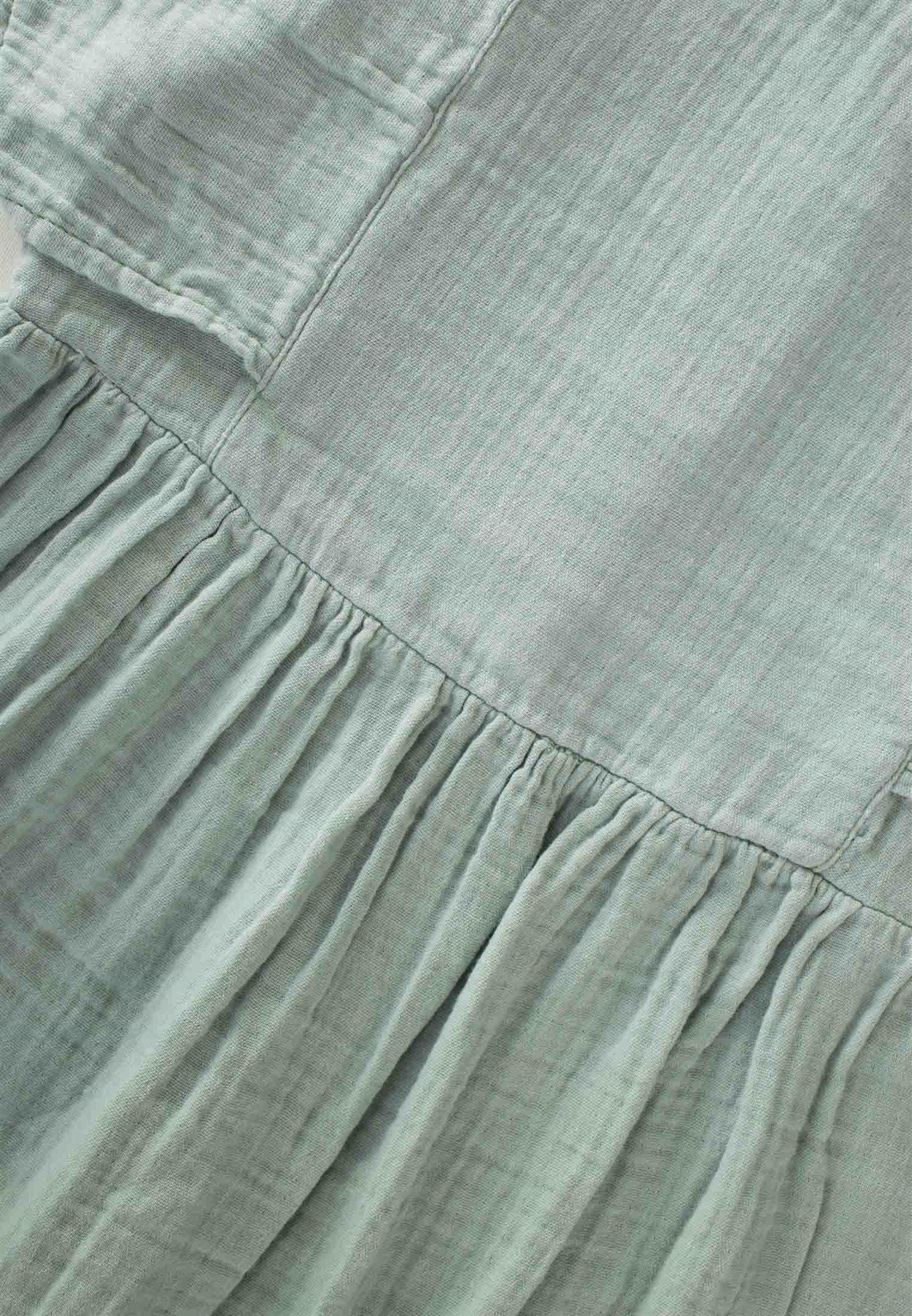 62584 - 5008Yarasa Kol Bohem Müslin Elbise 3-8 Yaş Mint Yeşili  - CigitCigitYarasa Kol Bohem Müslin Elbise 3-8 Yaş Mint Yeşili