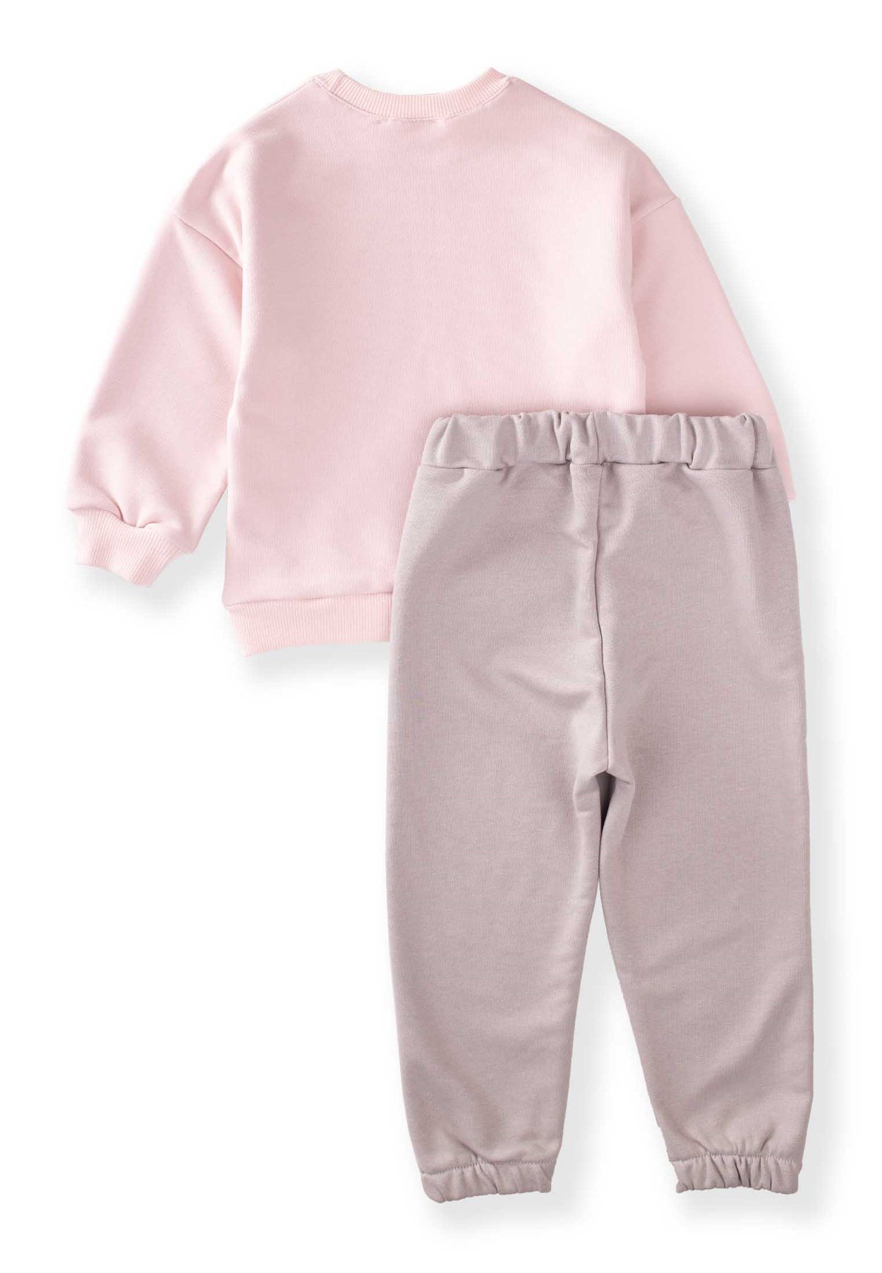 81000 - 5002Yazı Baskılı Sweatshirt Takım 3-8 Yaş Pudra Pembe - Fırsat ÜrünüCigitYazı Baskılı Sweatshirt Takım 3-8 Yaş Pudra Pembe