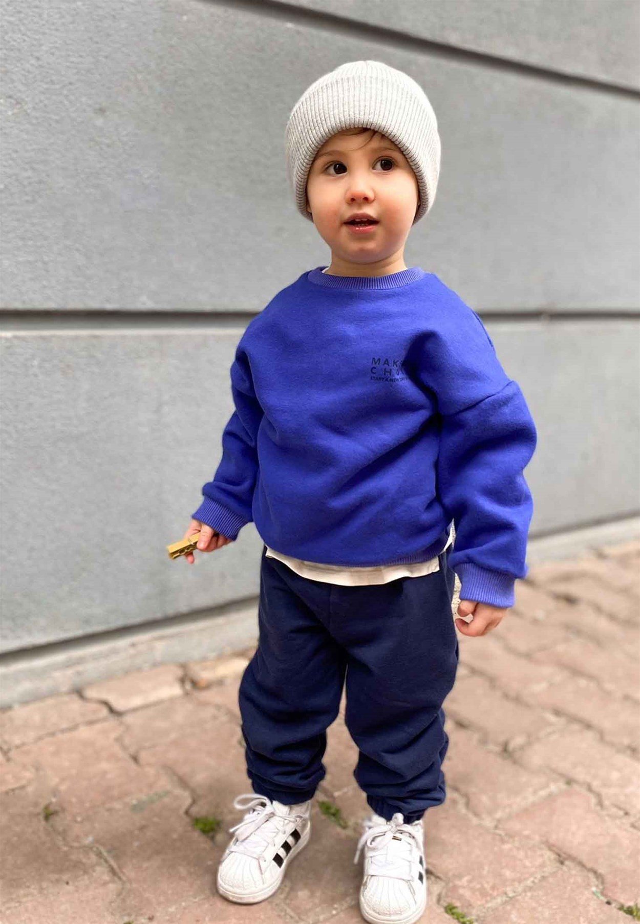 81000 - 5045Yazı Baskılı Sweatshirt Takım 3-8 Yaş Mor - Fırsat ÜrünüCigitYazı Baskılı Sweatshirt Takım 3-8 Yaş Mor