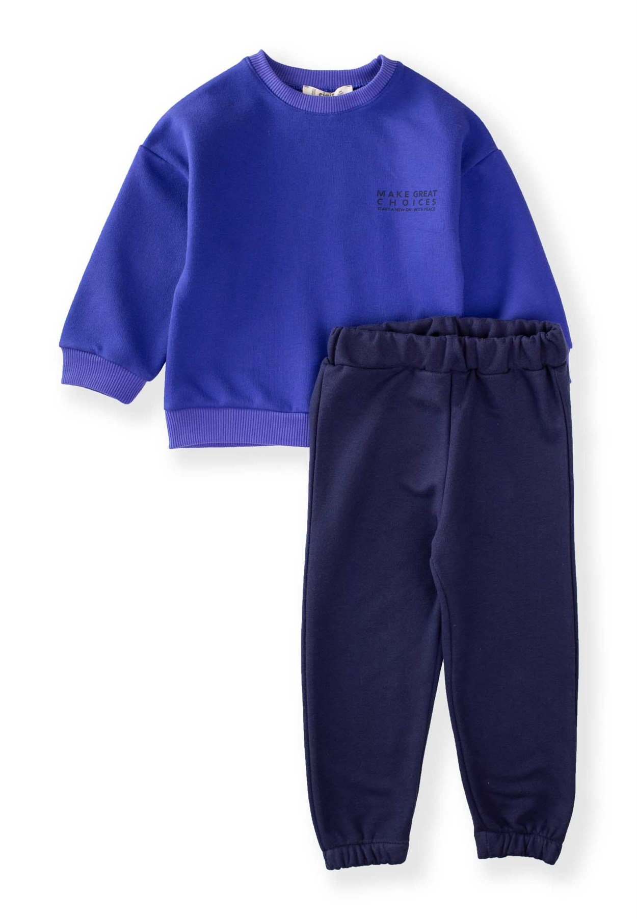 81000 - 5045Yazı Baskılı Sweatshirt Takım 3-8 Yaş Mor - Fırsat ÜrünüCigitYazı Baskılı Sweatshirt Takım 3-8 Yaş Mor