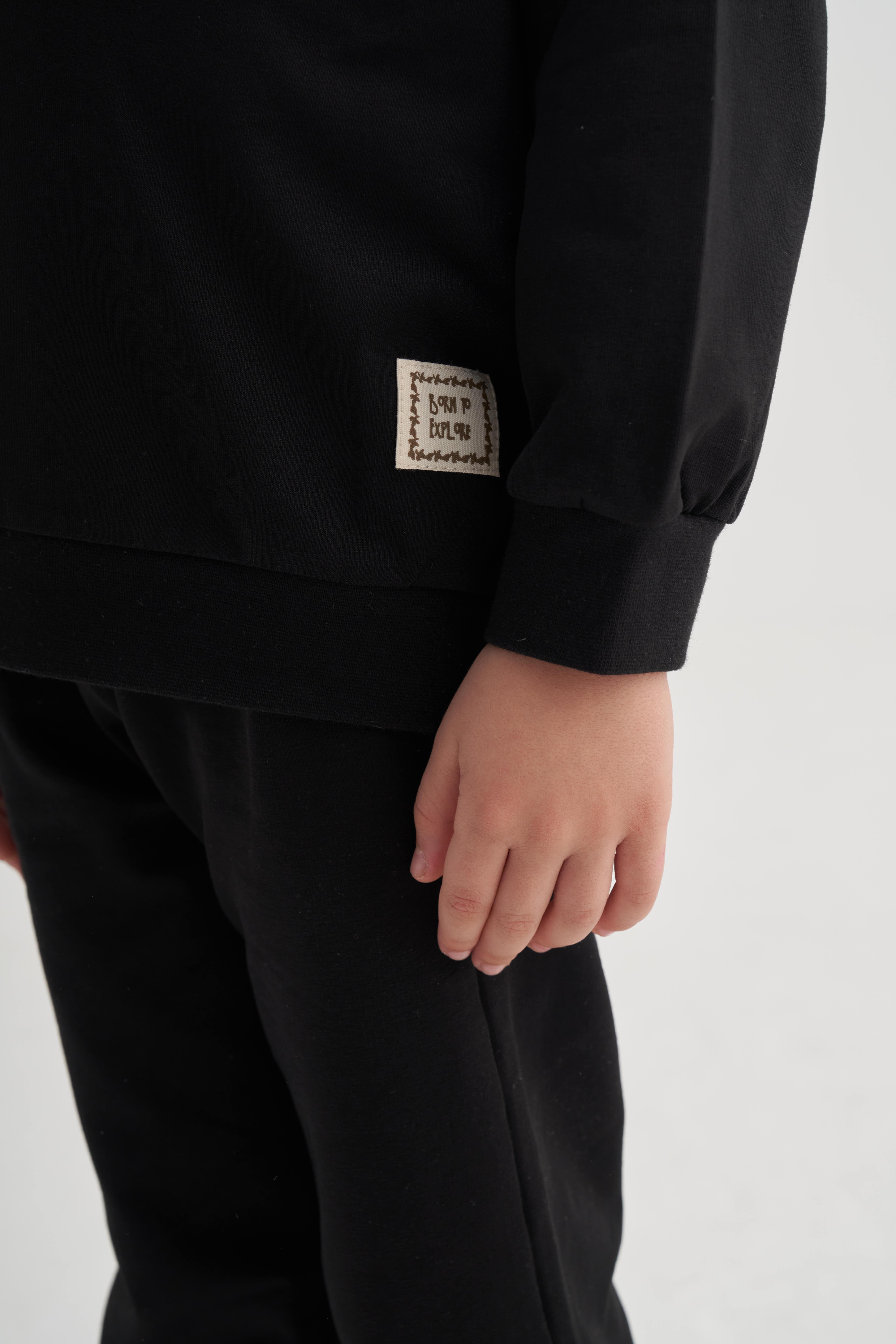 CigitBasic Eşofman Takım 2-7 Yaş SİYAH