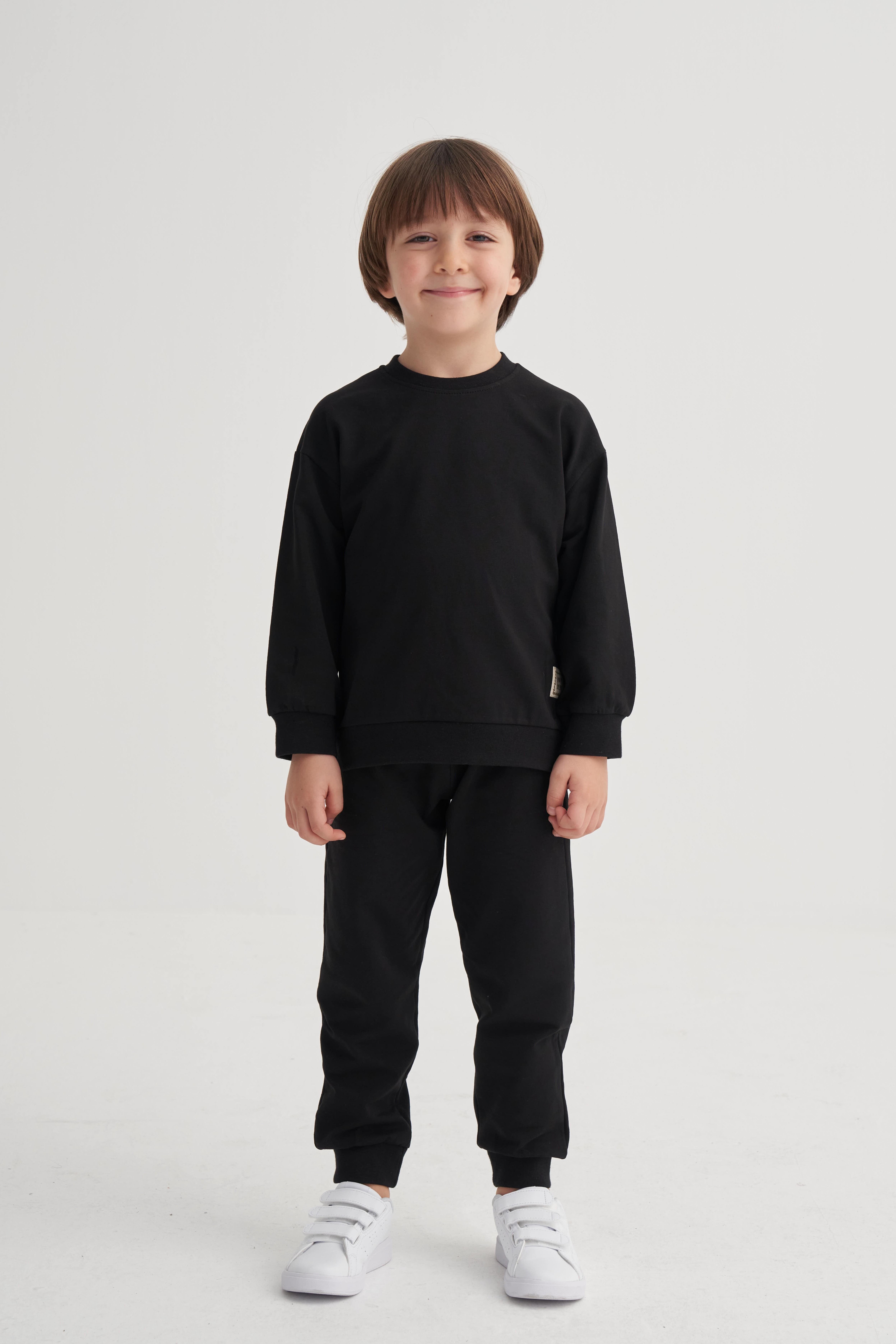 CigitBasic Eşofman Takım 2-7 Yaş SİYAH