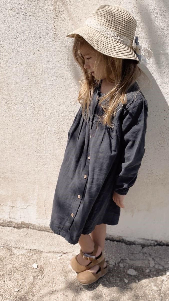 CigitFlamed Seasonal Dress 1-10 Years ANTHRACITE