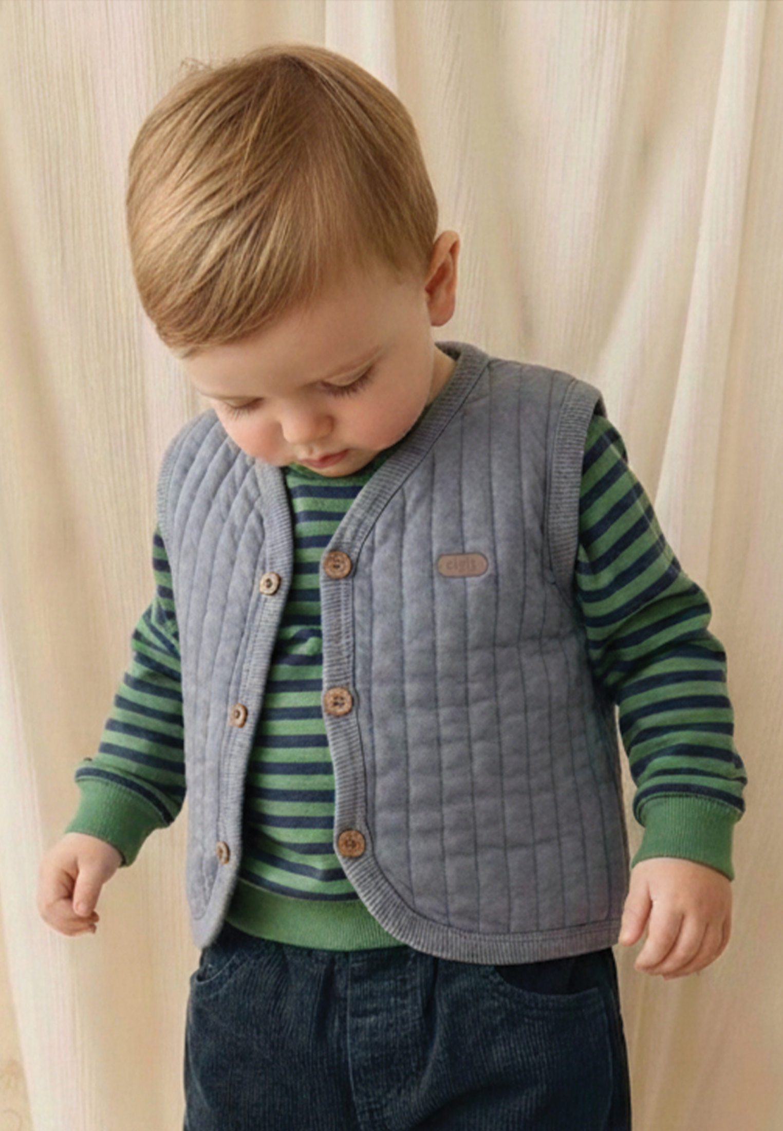 CigitKapitone Yelek 0-4 Yaş Mint Yeşili