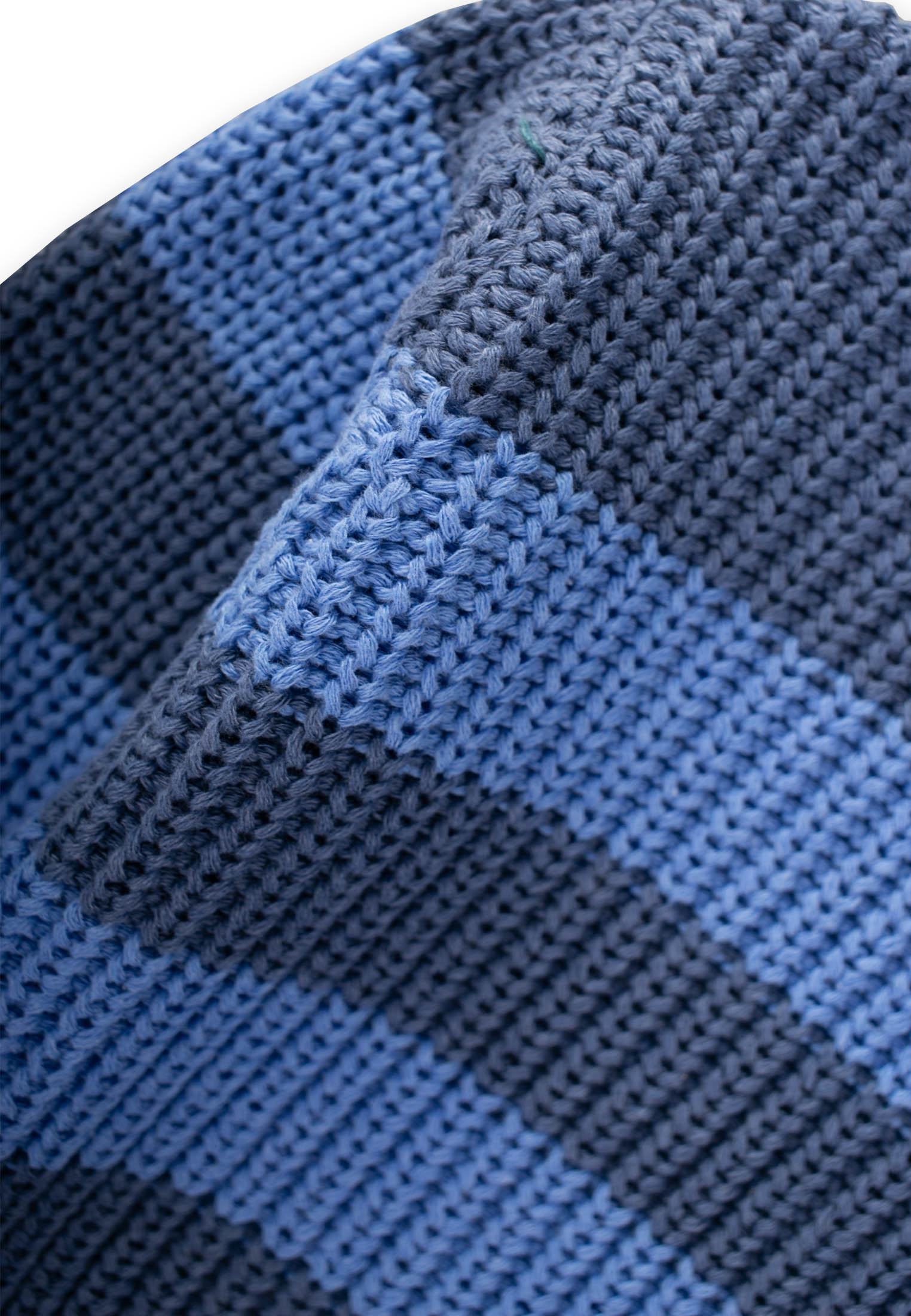 CigitSelanik Çizgili Triko Kazak 2-8 Yaş İndigo Mavi